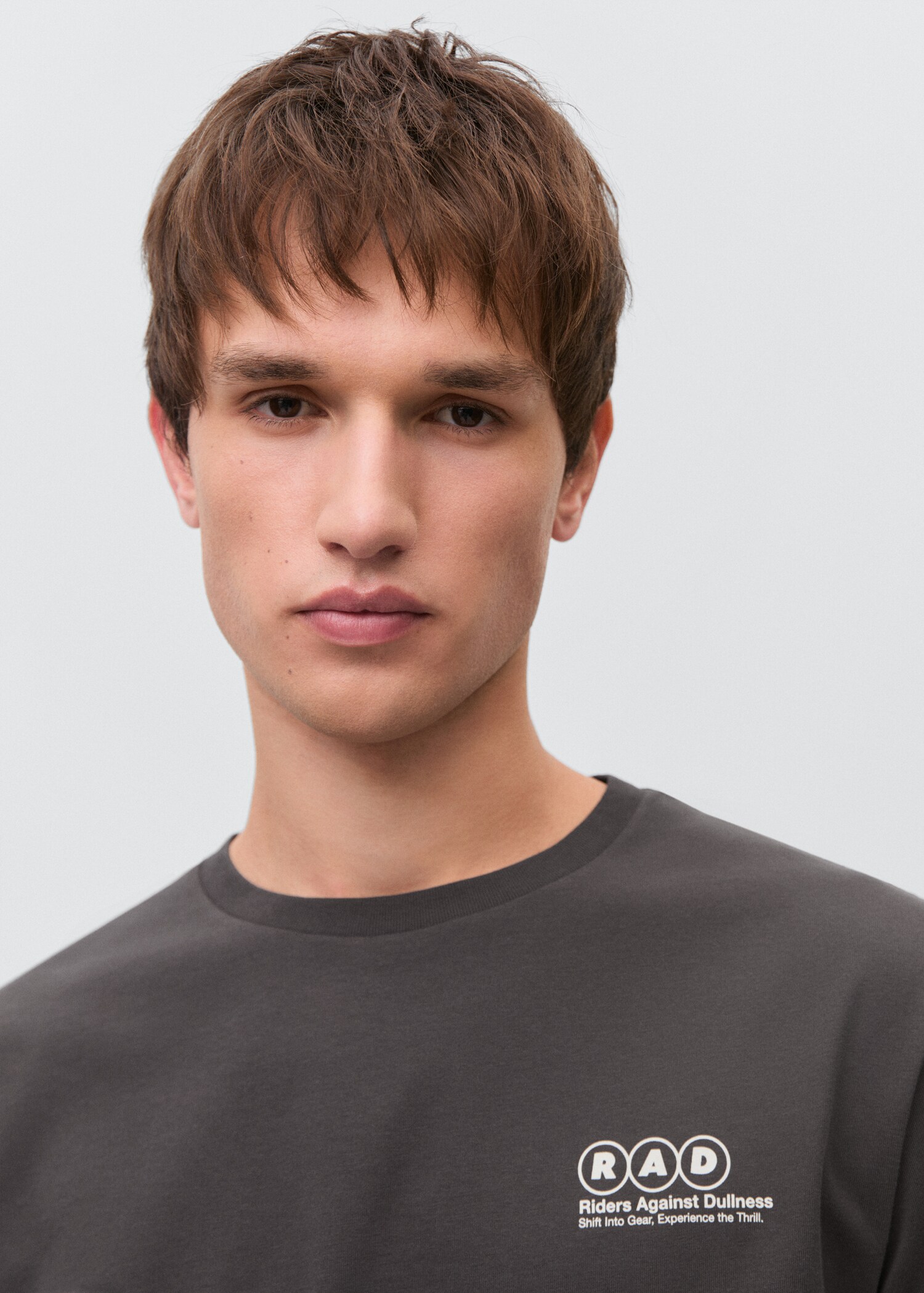 Printed cotton-blend T-shirt - Details of the article 1