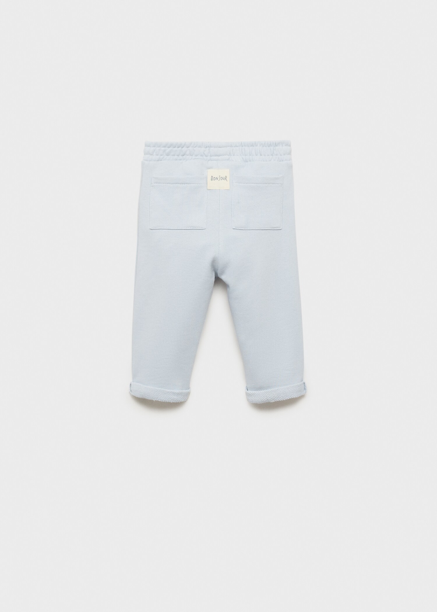 Cotton jogger-style trousers - Reverse of the article