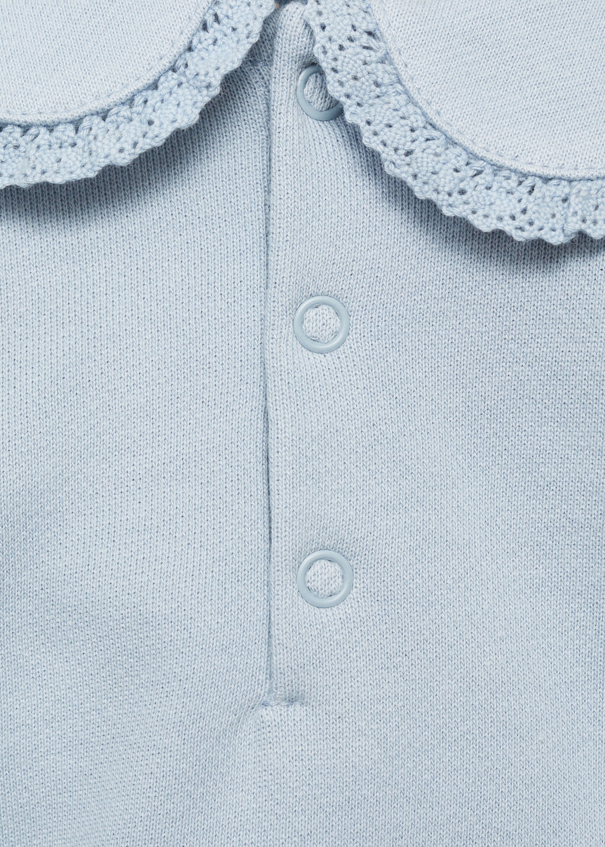 Babydoll neck sweatshirt - Details of the article 0, Blue. Ref: 87081058-00.