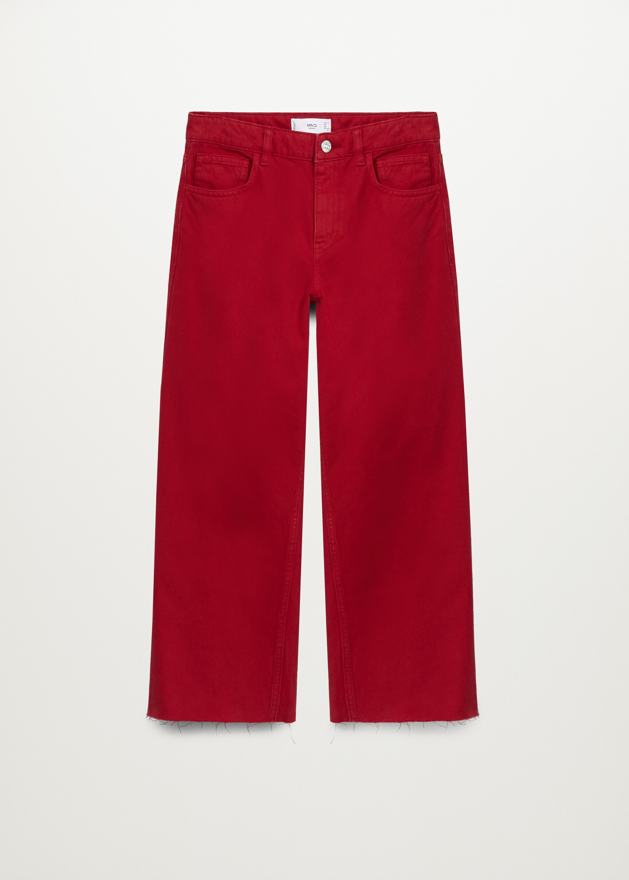 Jeans culotte tiro alto - Artículo sin modelo