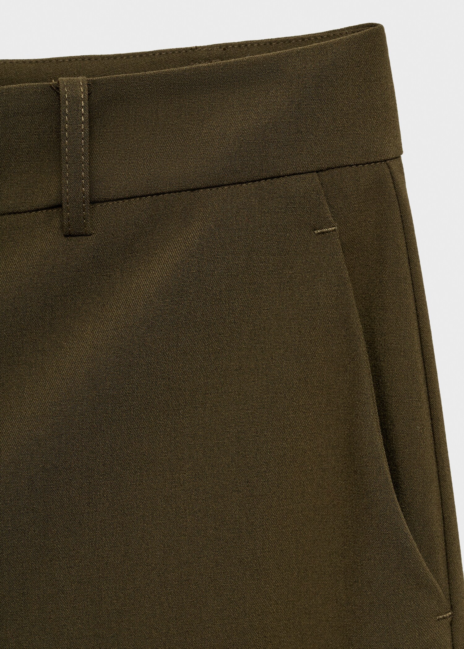 Straight mid-rise trousers - Details of the article 8
