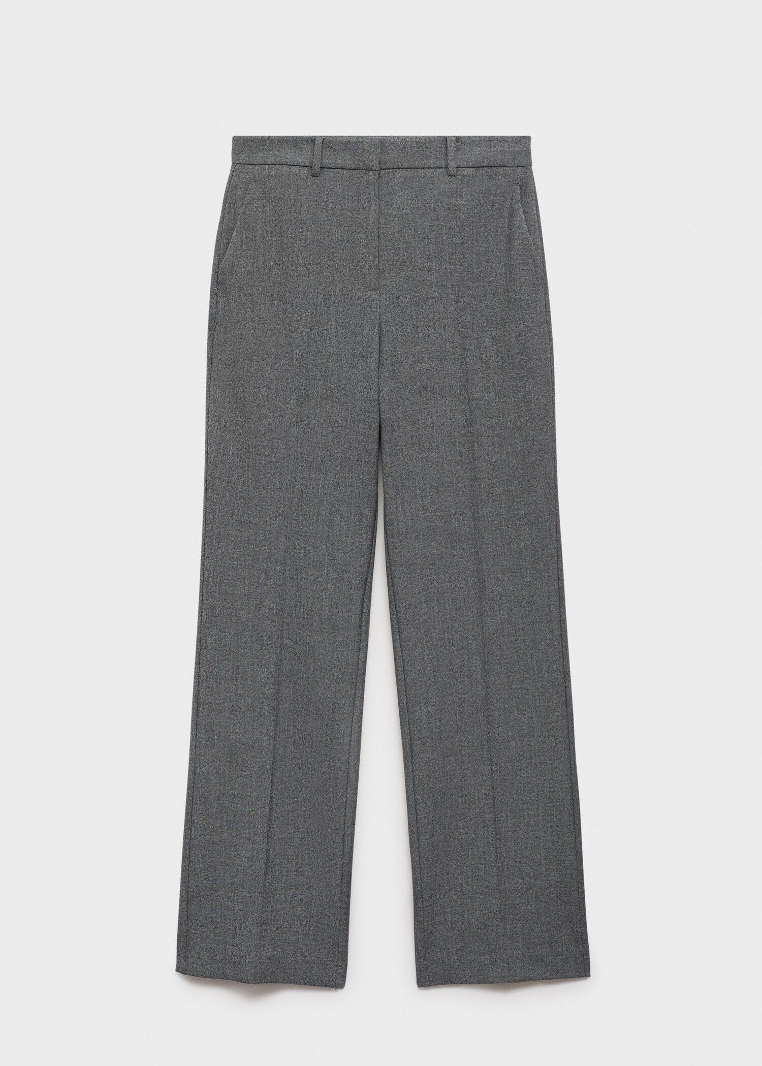 Straight mid-rise trousers - Article without model