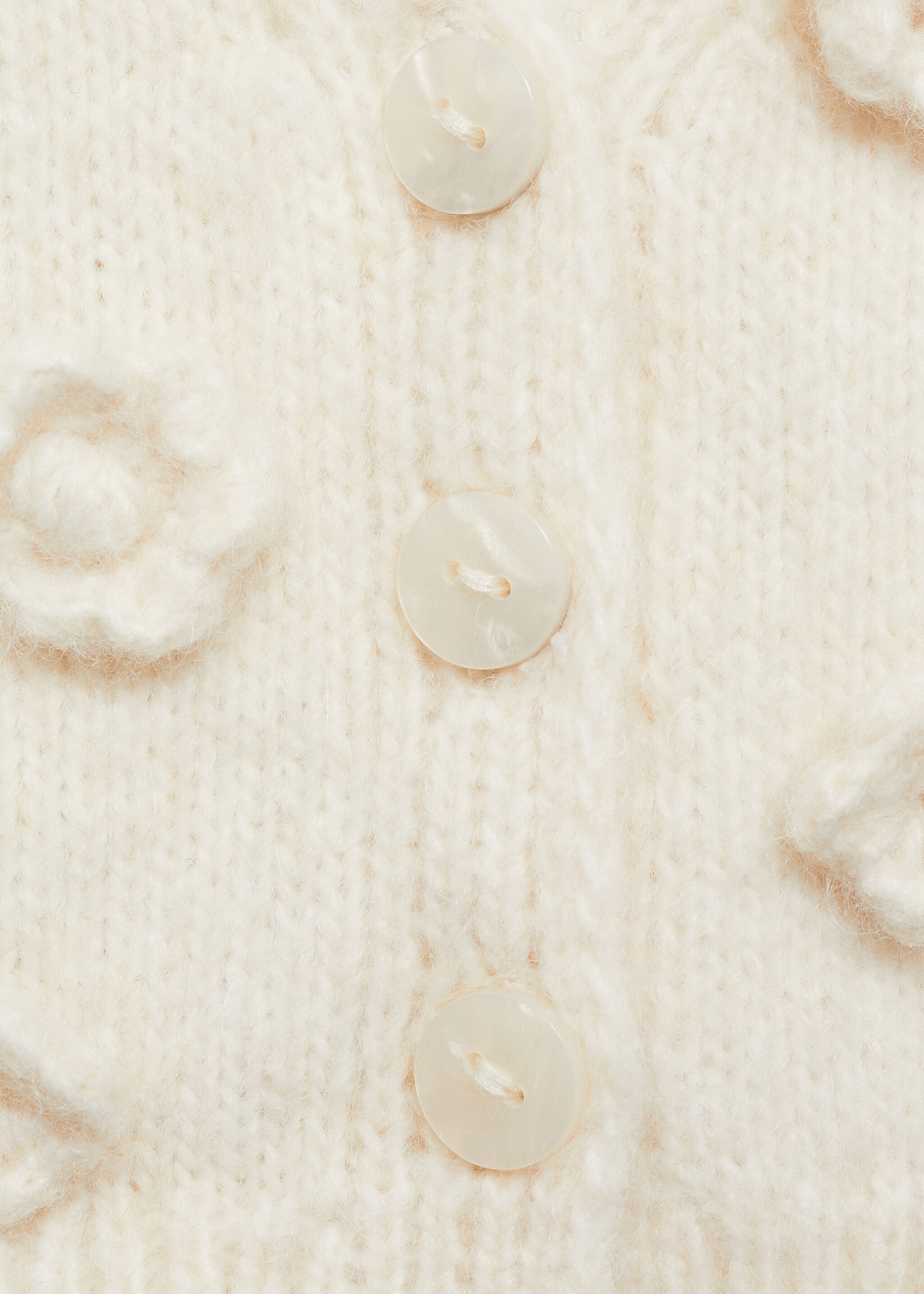 Knitted gilet - Details of the article 0, Beige. Ref: 87081515-00.