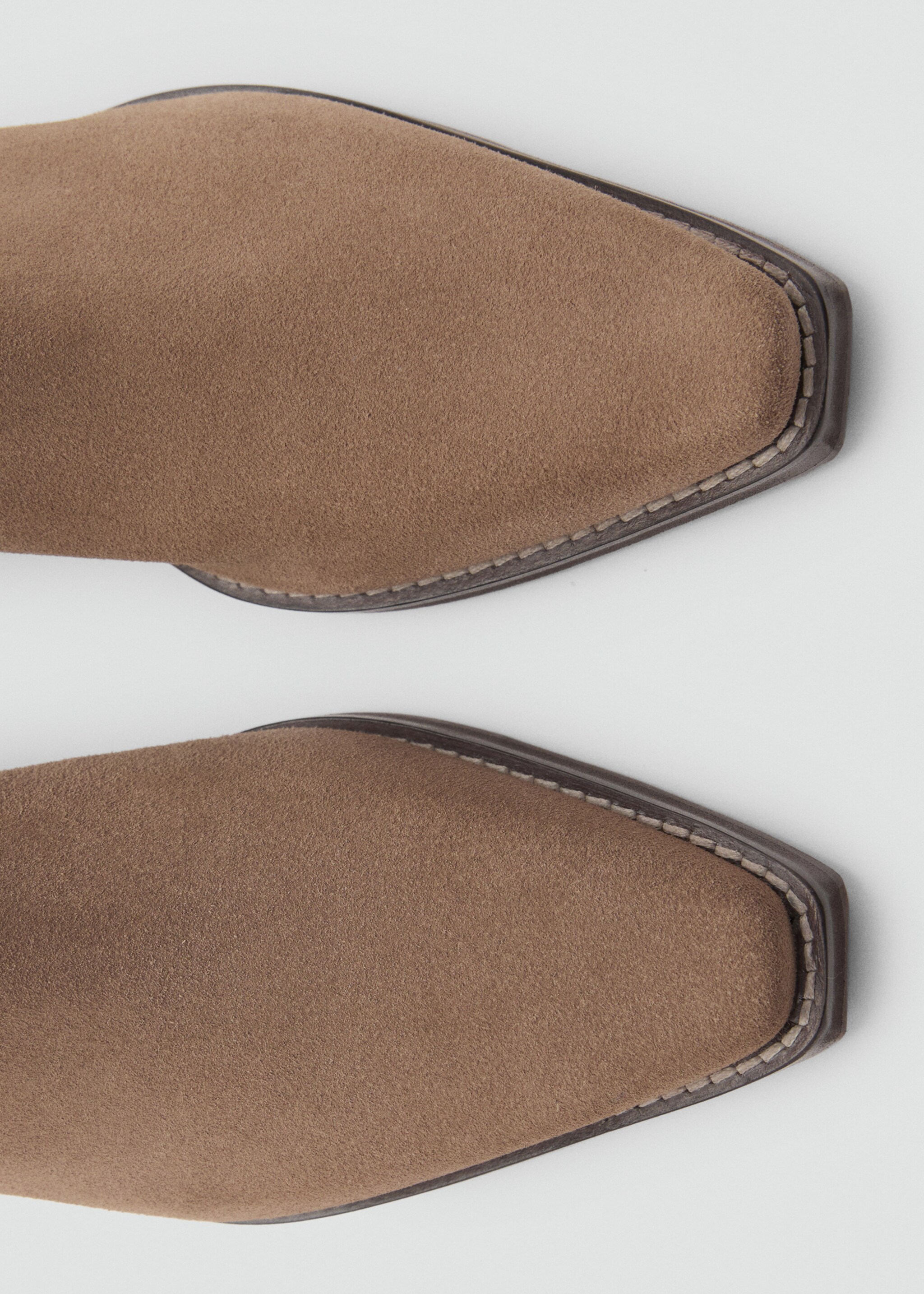 Leather chelsea boots - Details of the article 2, Light/Pastel Brown. Ref: 87081516-00.