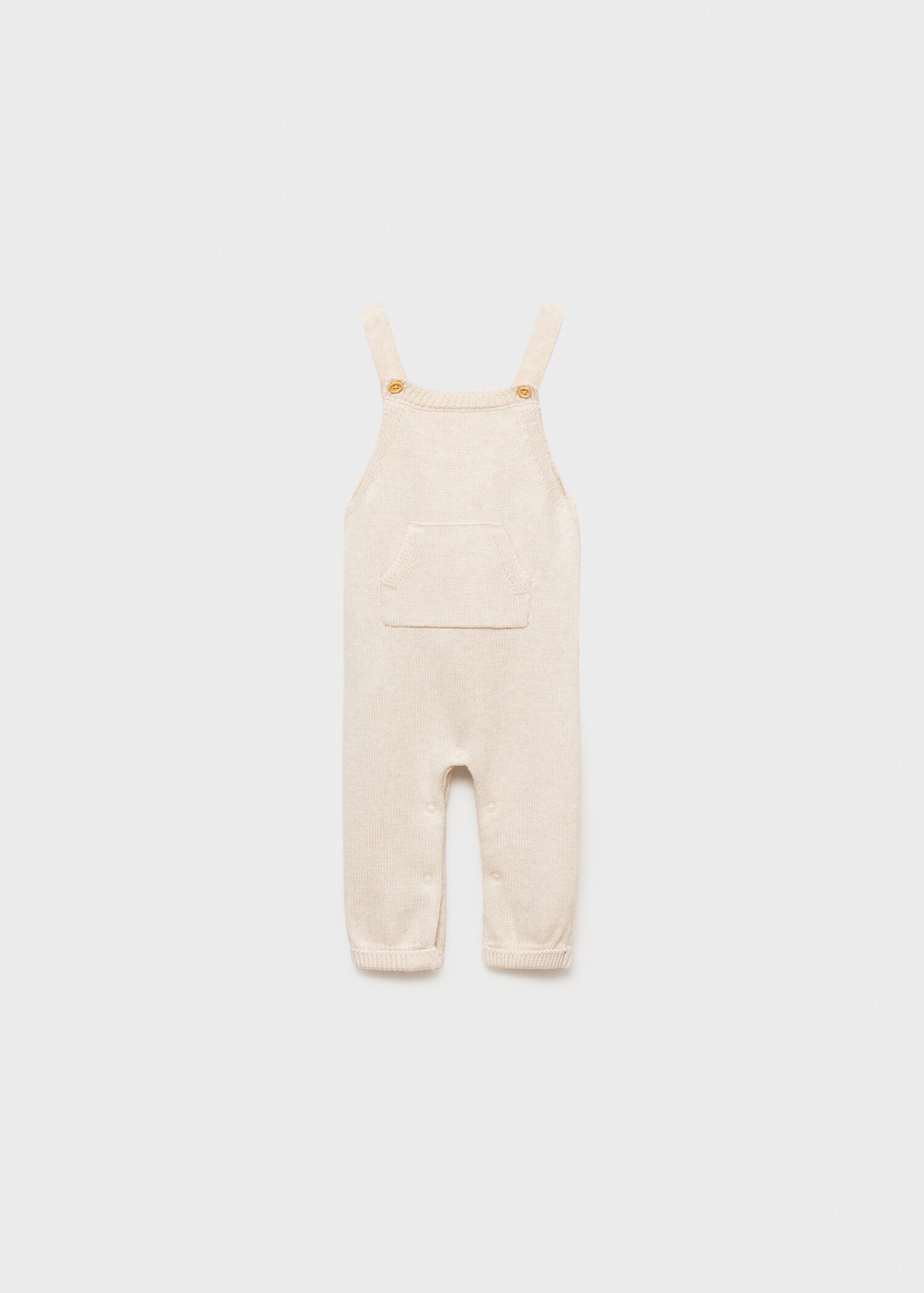 Cotton knit dungarees - Article without model