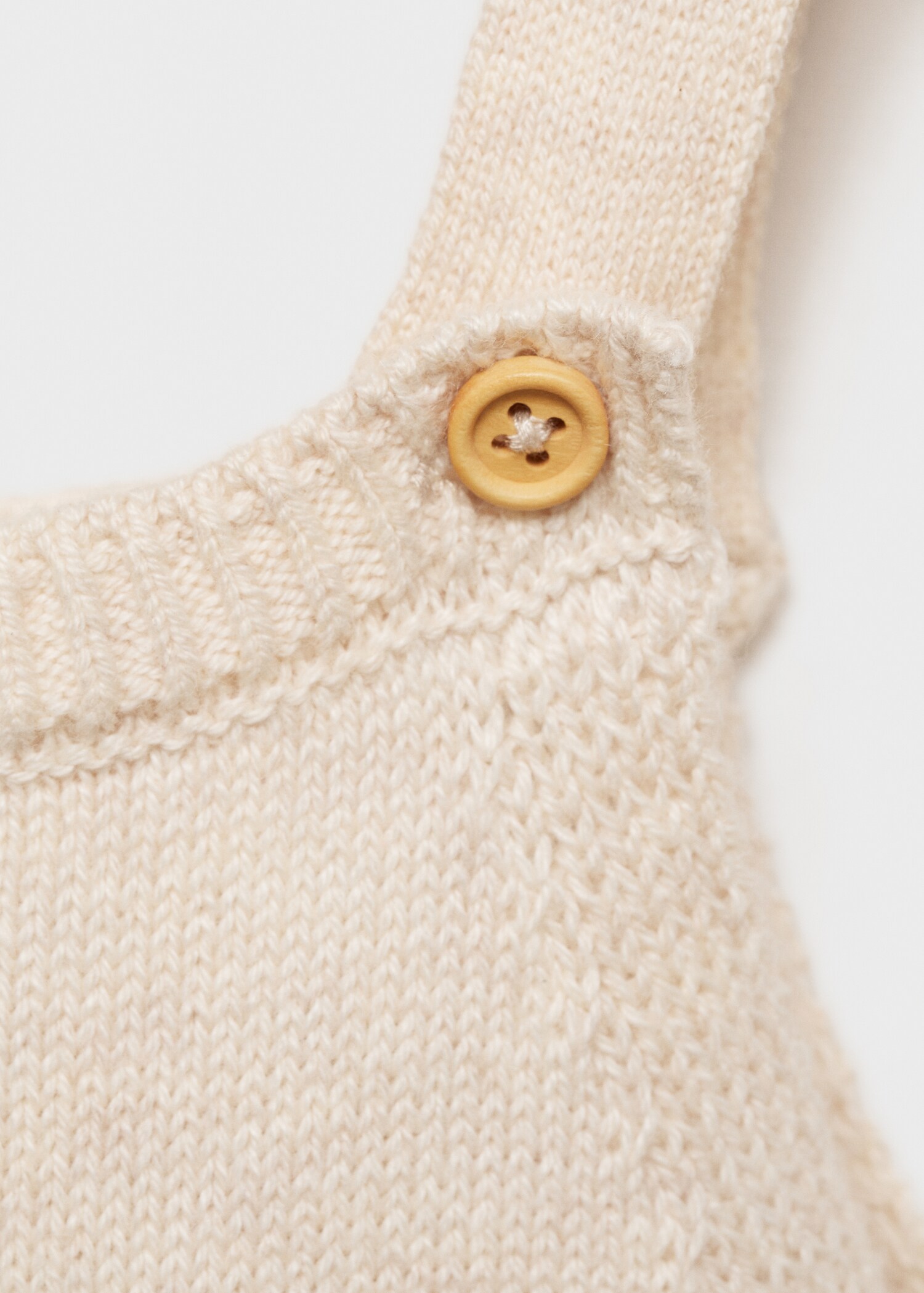 Cotton knit dungarees - Details of the article 8