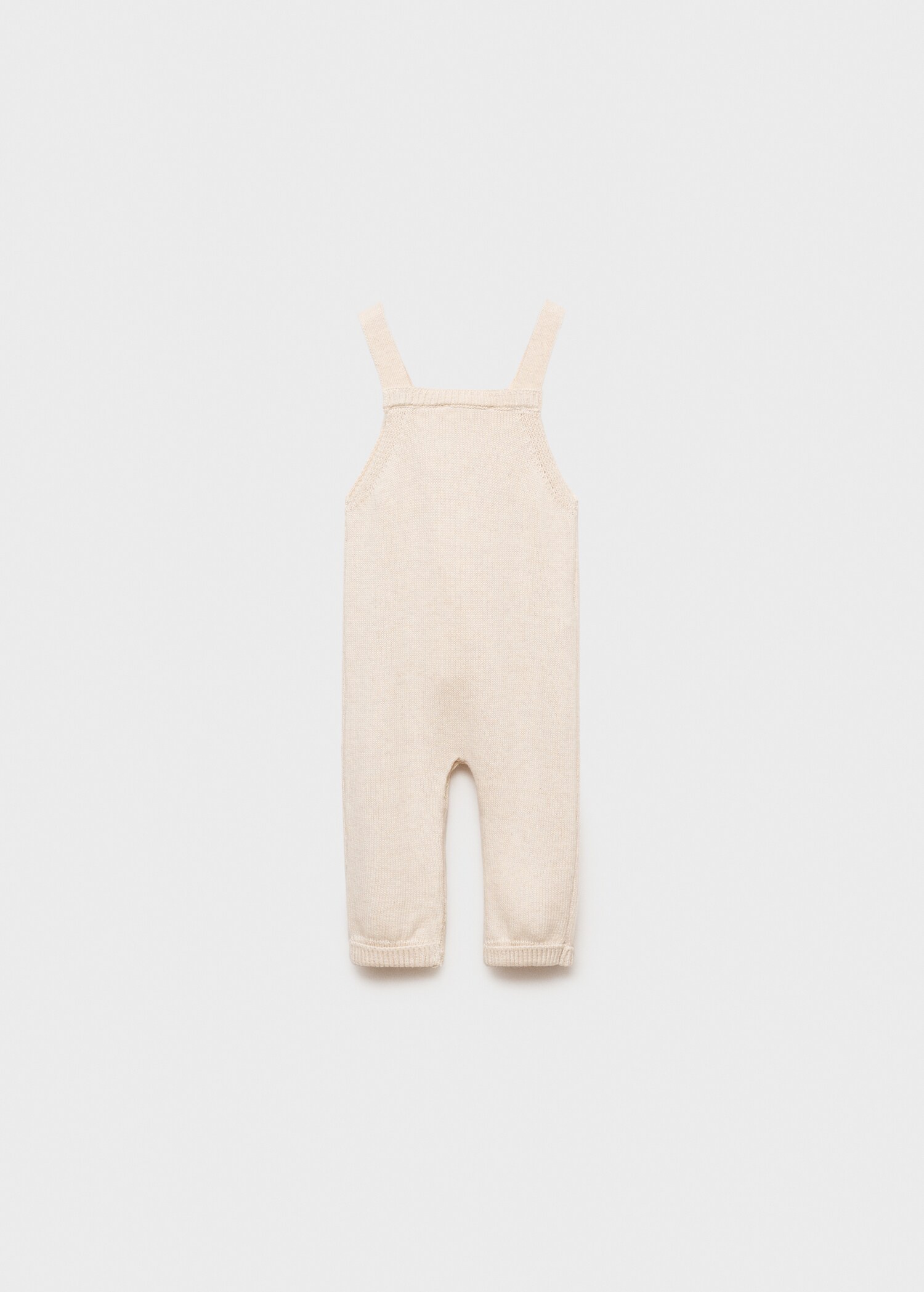 Cotton knit dungarees - Reverse of the article