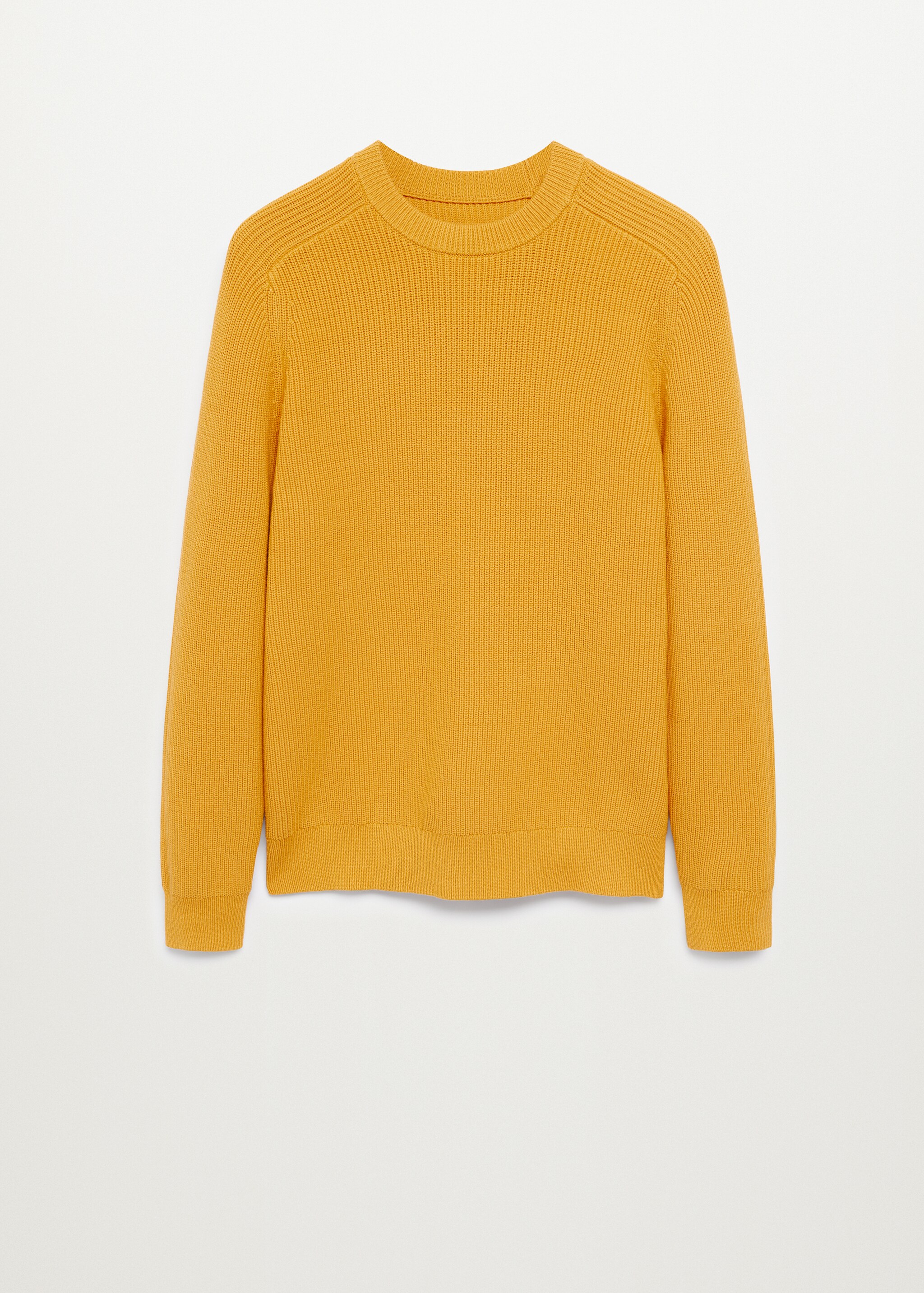 Structured cotton sweater - Article without model