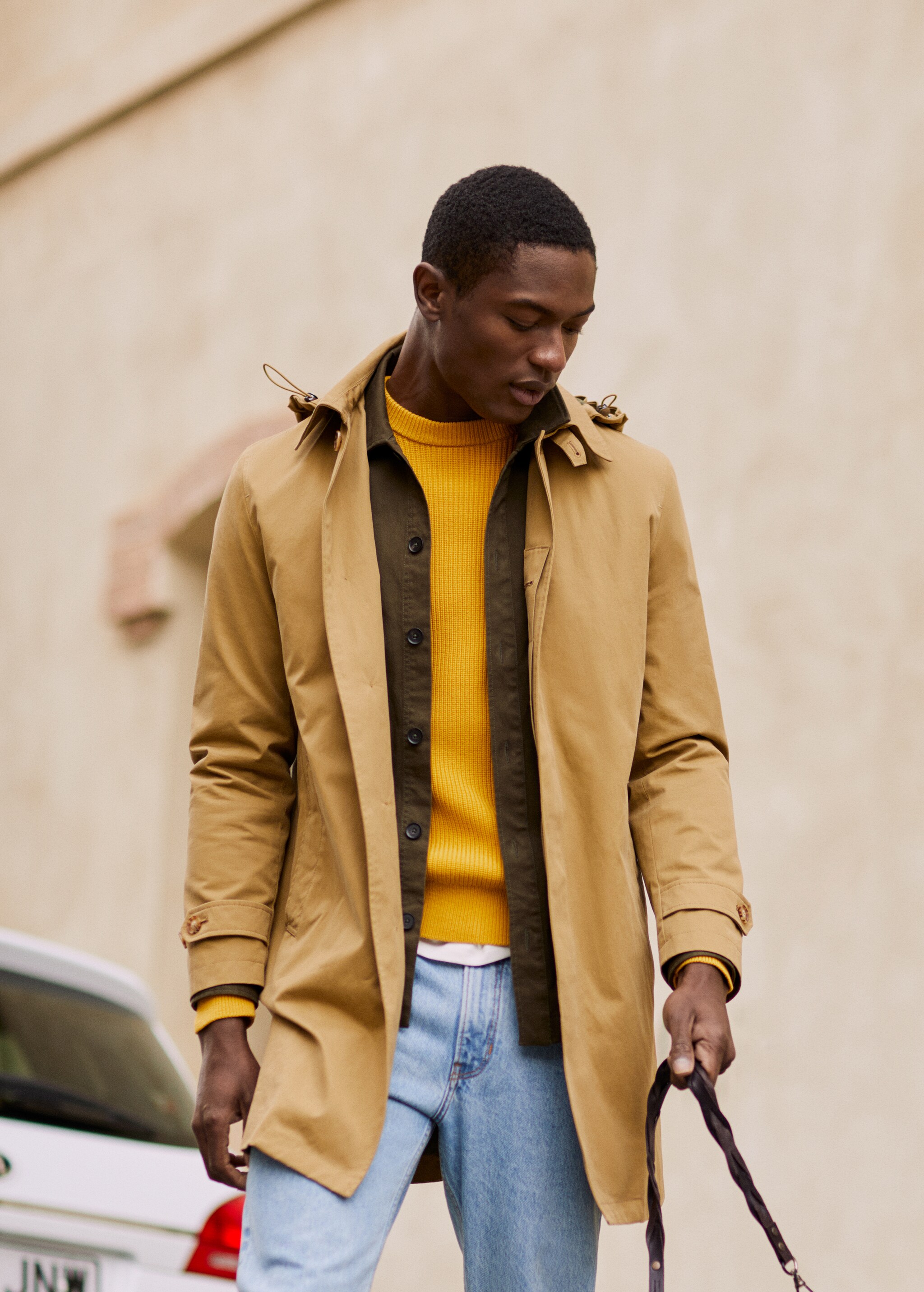 Structured cotton sweater - Details of the article 6