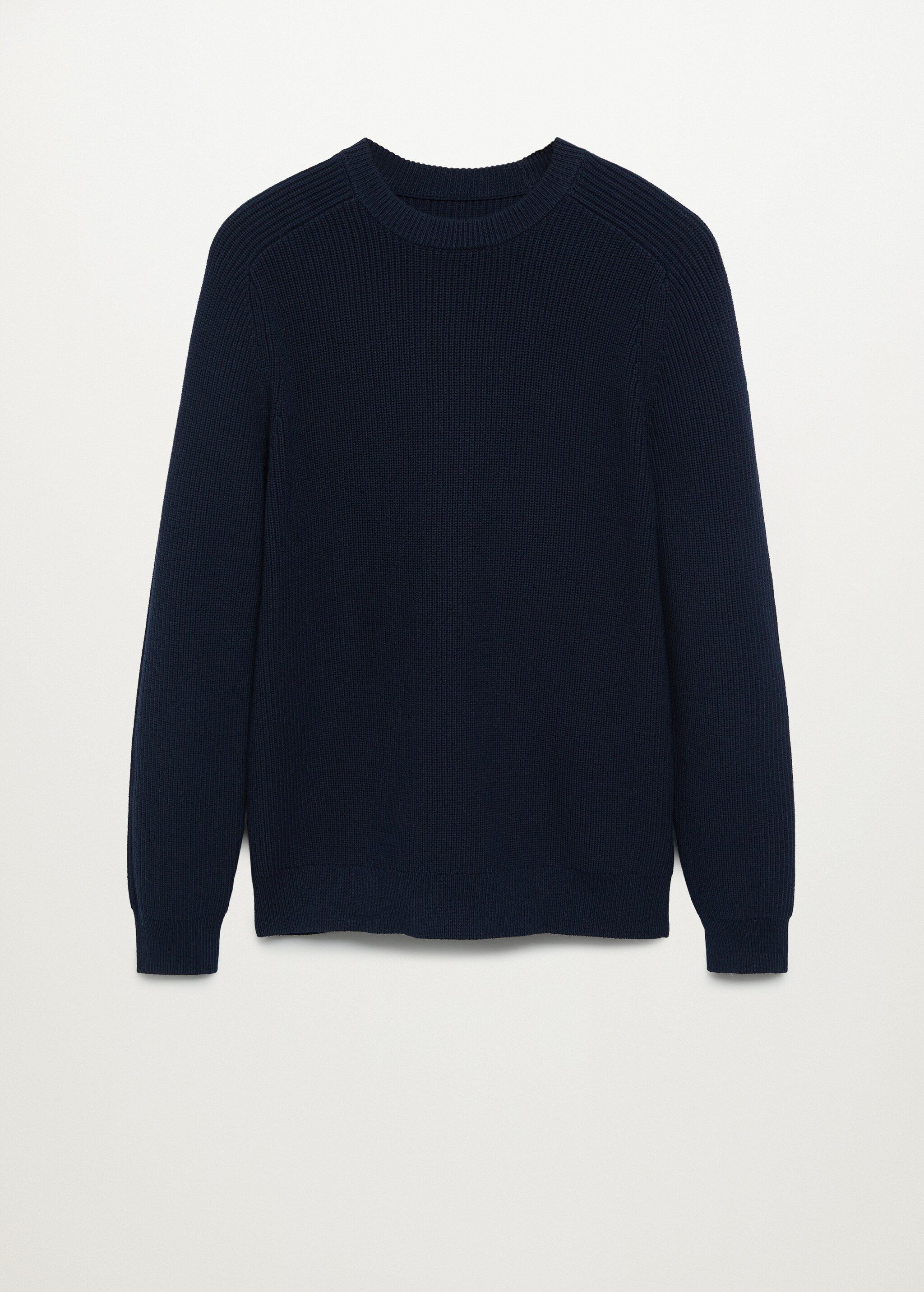Structured cotton sweater - Article without model