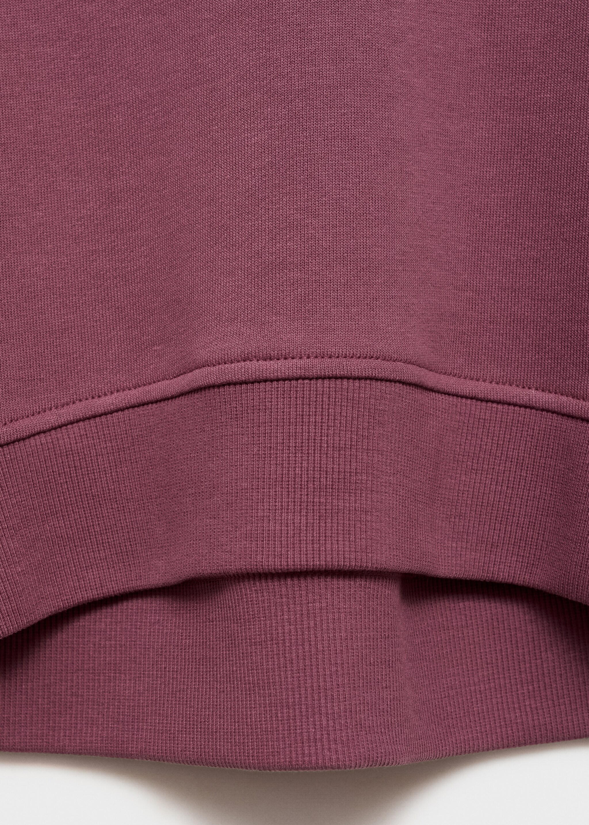 Printed message sweatshirt - Details of the article 0, Pink. Ref: 87082024-00.