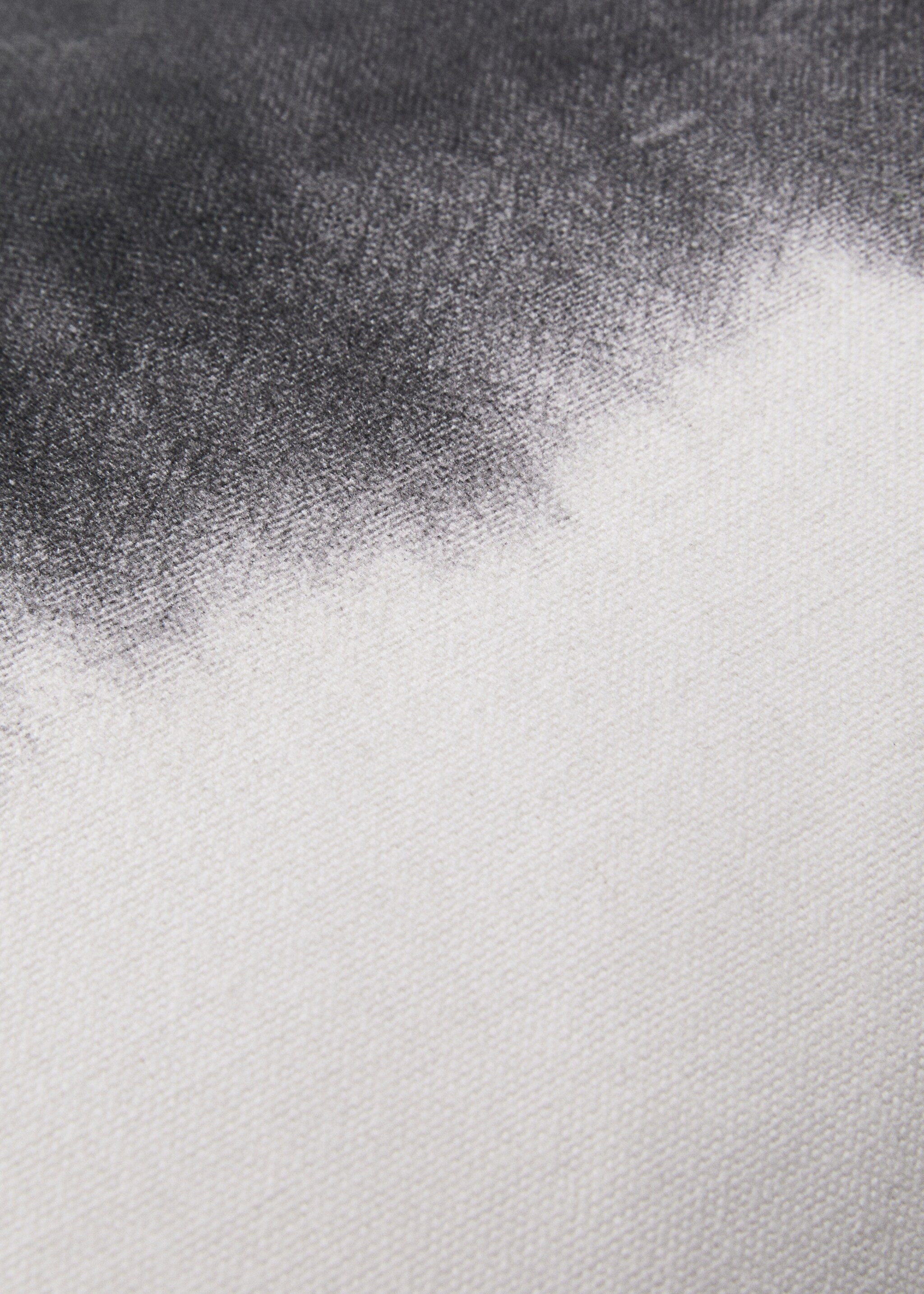 Cushion cover with gradient effect 30x50 cm - Details of the article 3, Charcoal. Ref: 87082025-00.