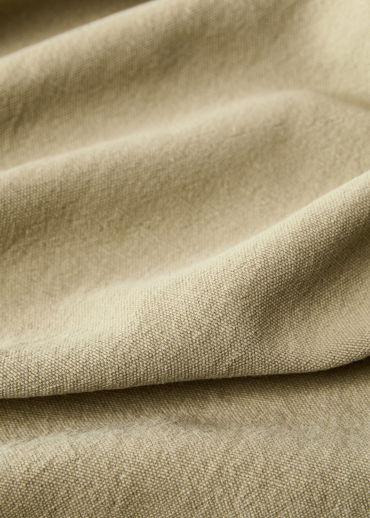 Washed-effect linen curtain - Medium plane
