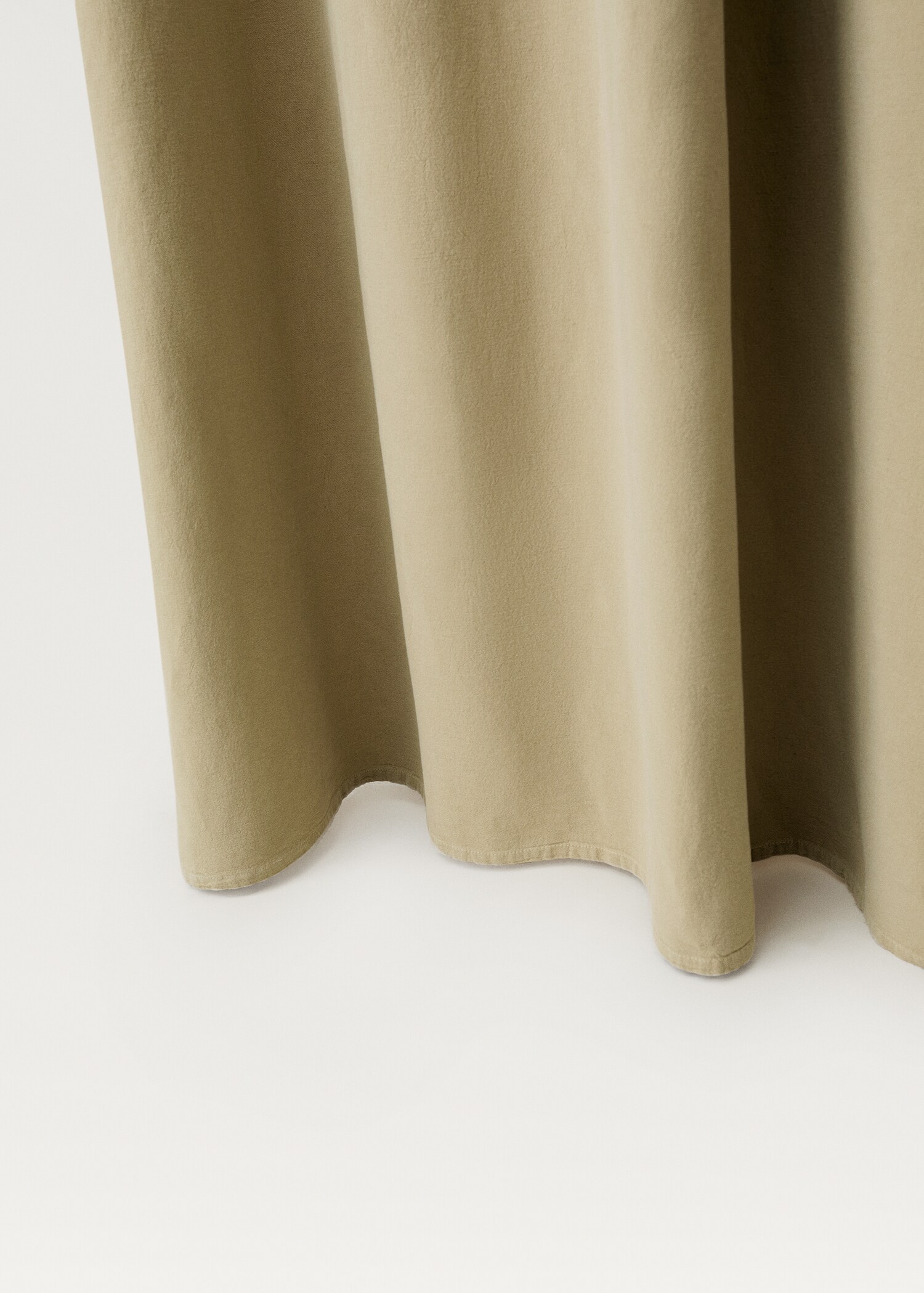 Washed-effect linen curtain - Details of the article 1