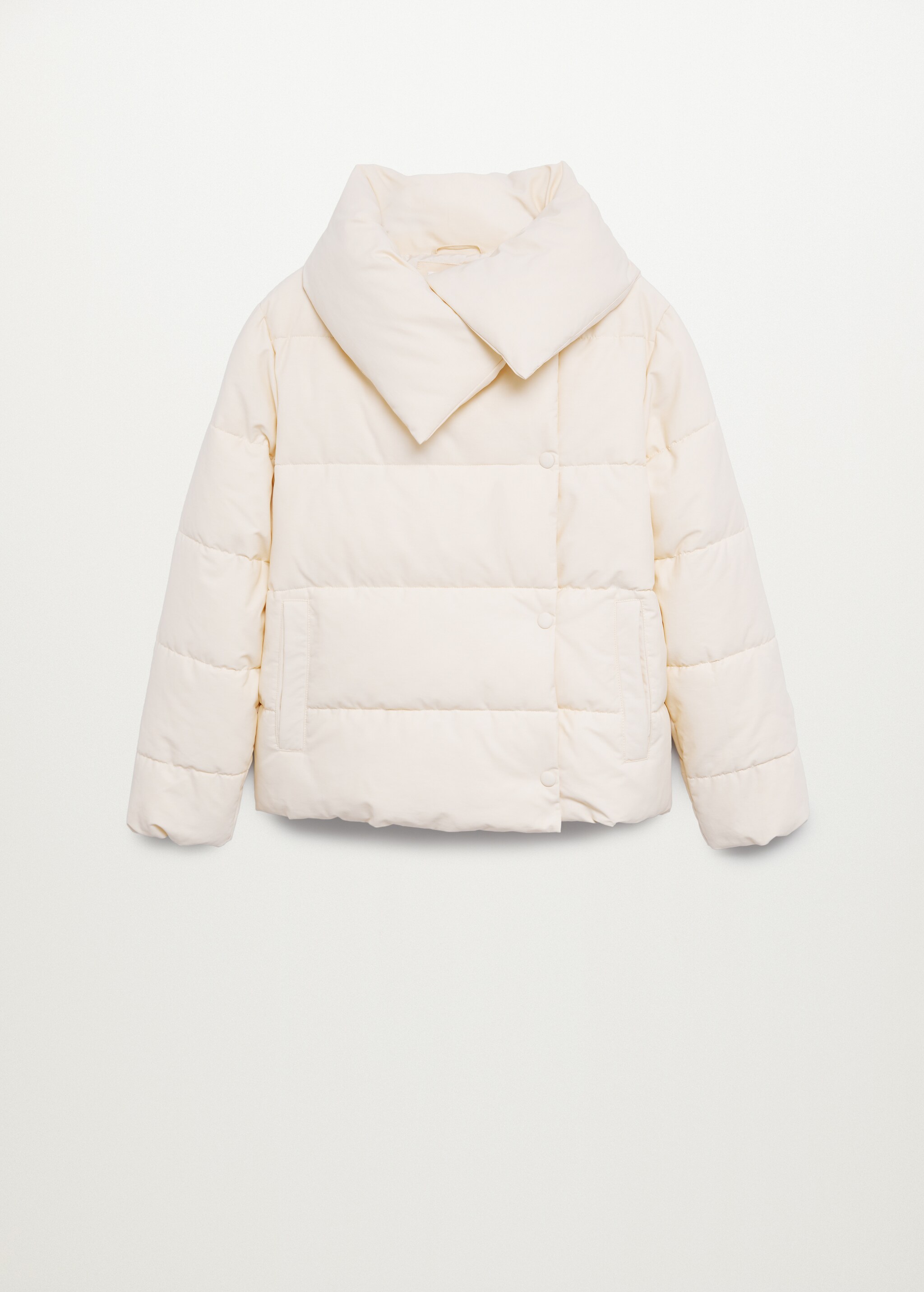 Funnel neck feather coat - Article without model