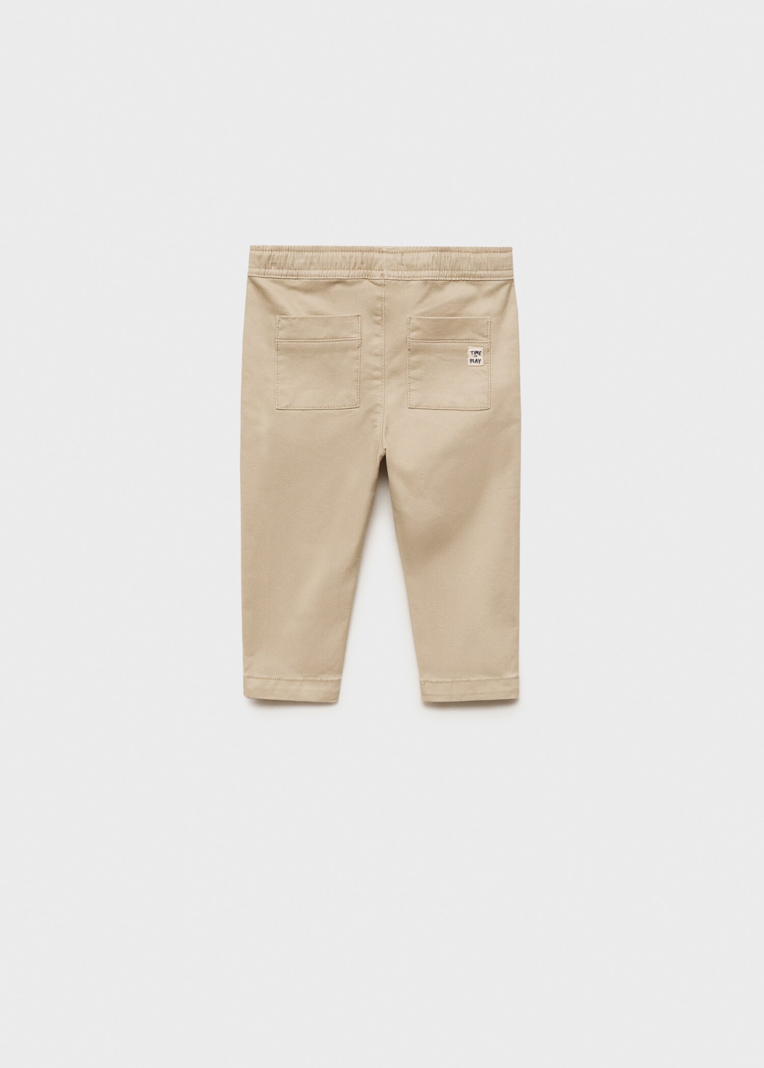 Pantalón jogger algodón - Reverso del artículo