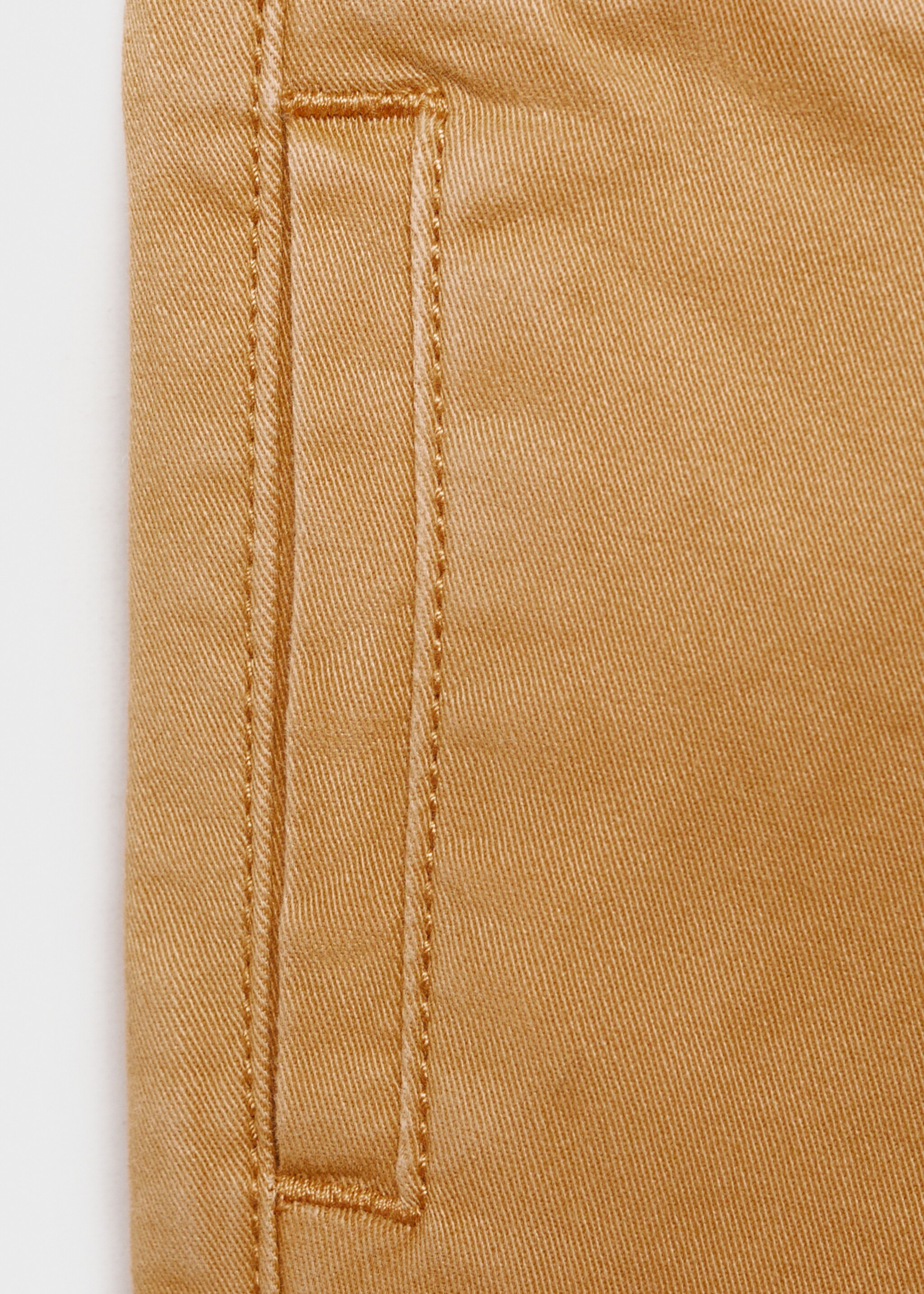 Pantalón jogger algodón - Detalle del artículo 8, Mostaza. Ref: 87082533-00.