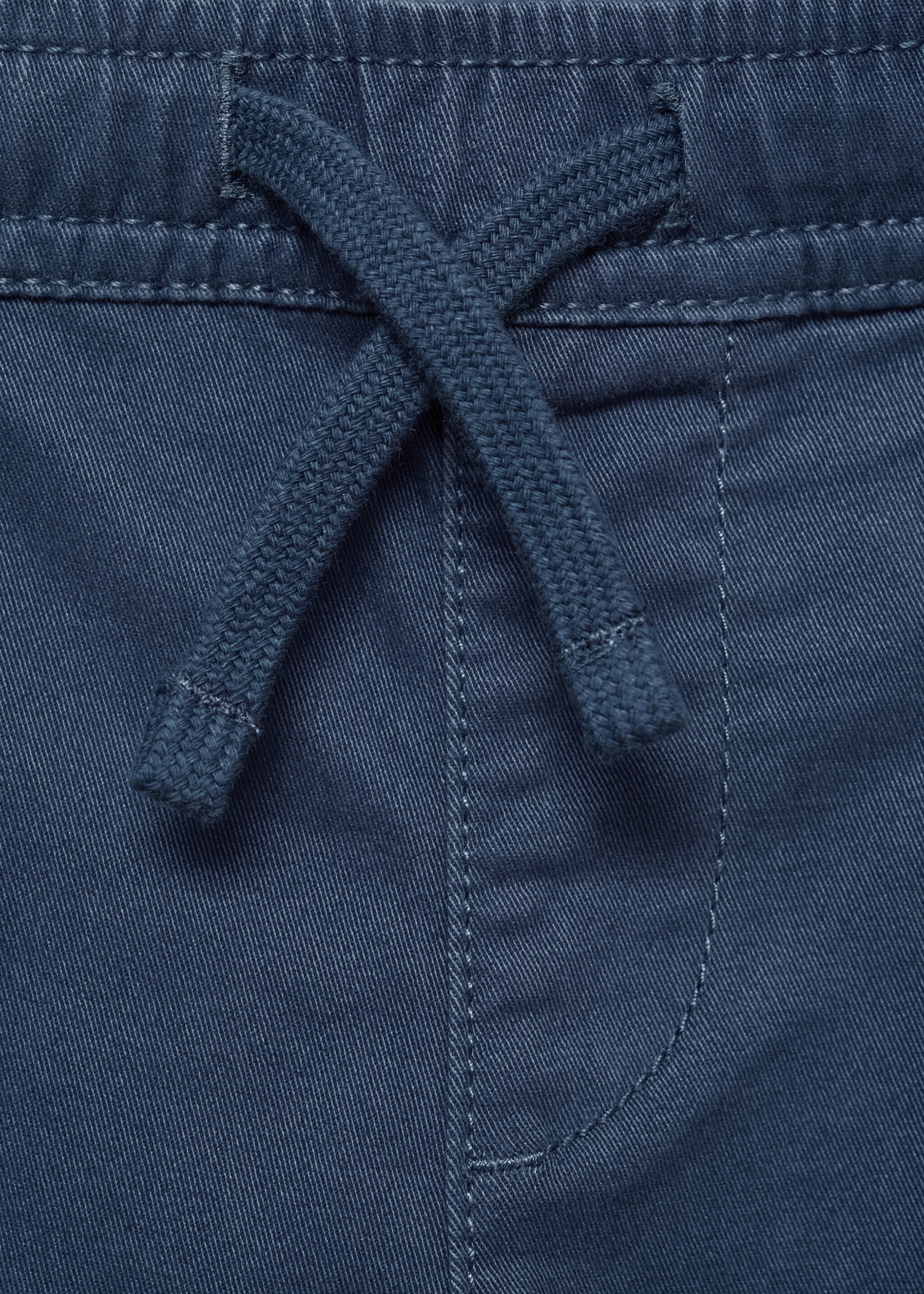 Pantalón jogger algodón - Detalle del artículo 8, Azul. Ref: 87082533-00.