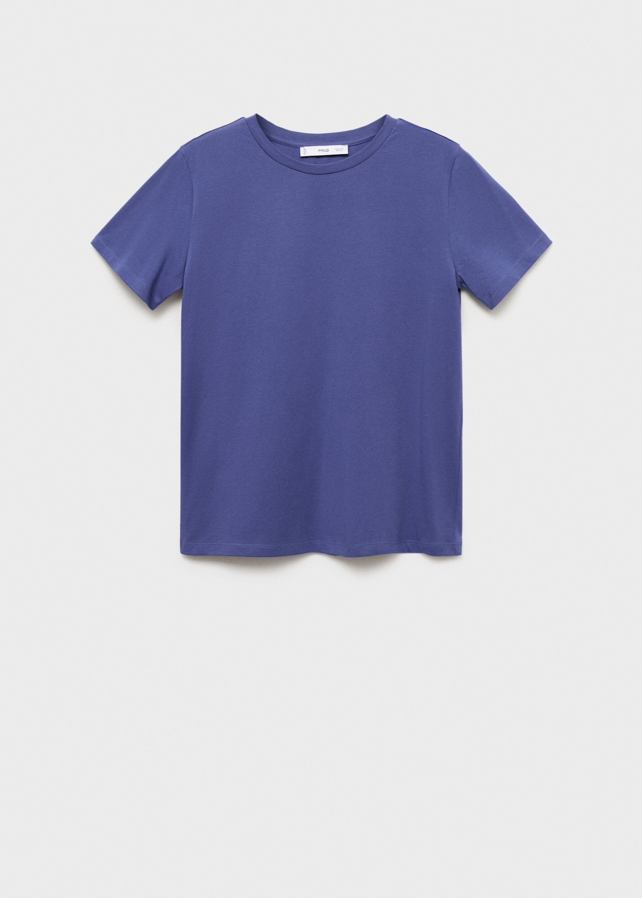 Short-sleeved cotton t-shirt - Article without model, Violet. Ref: 87082534-00.