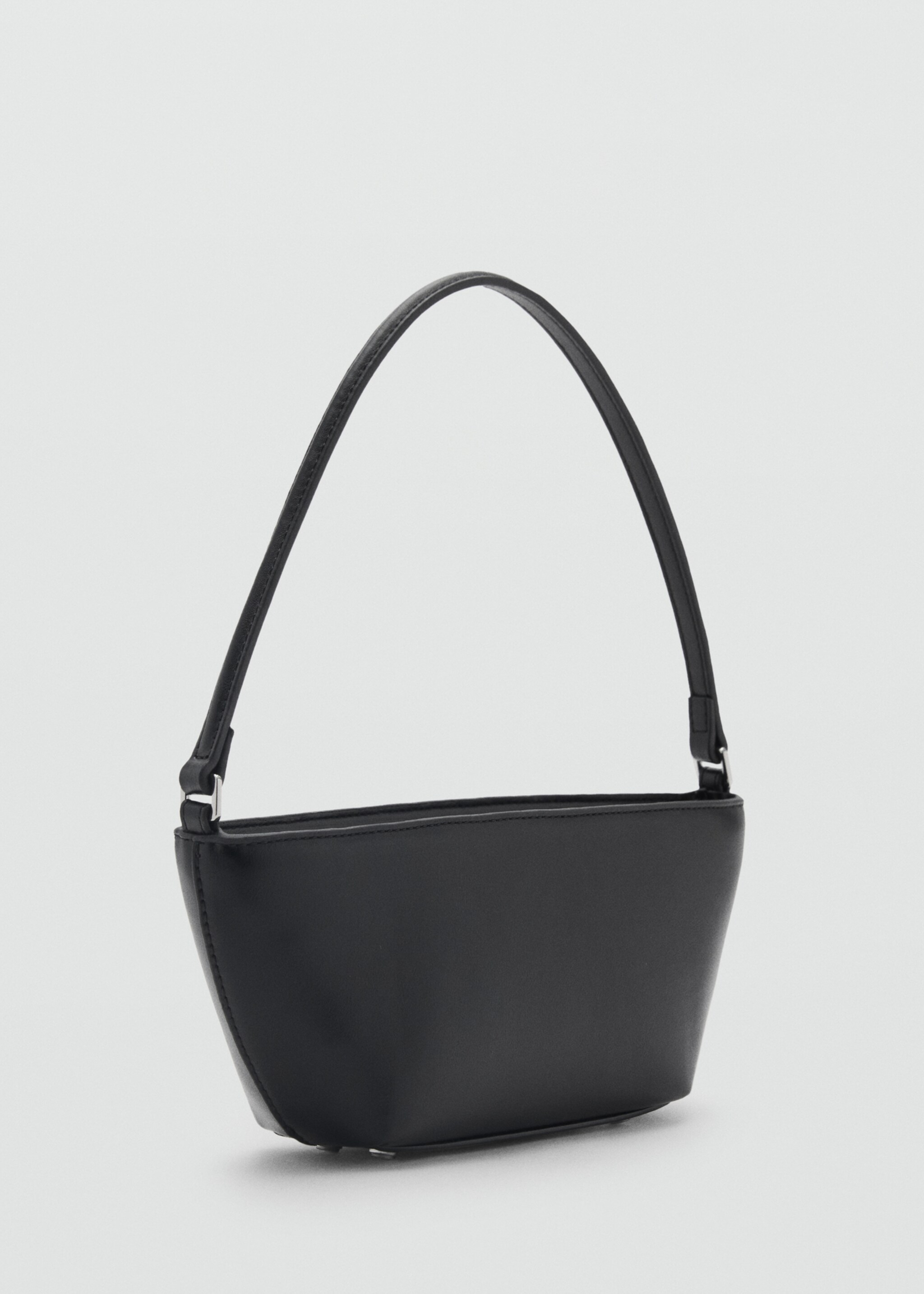 Oval shoulder bag - Medium plane, Black. Ref: 87082536-00.