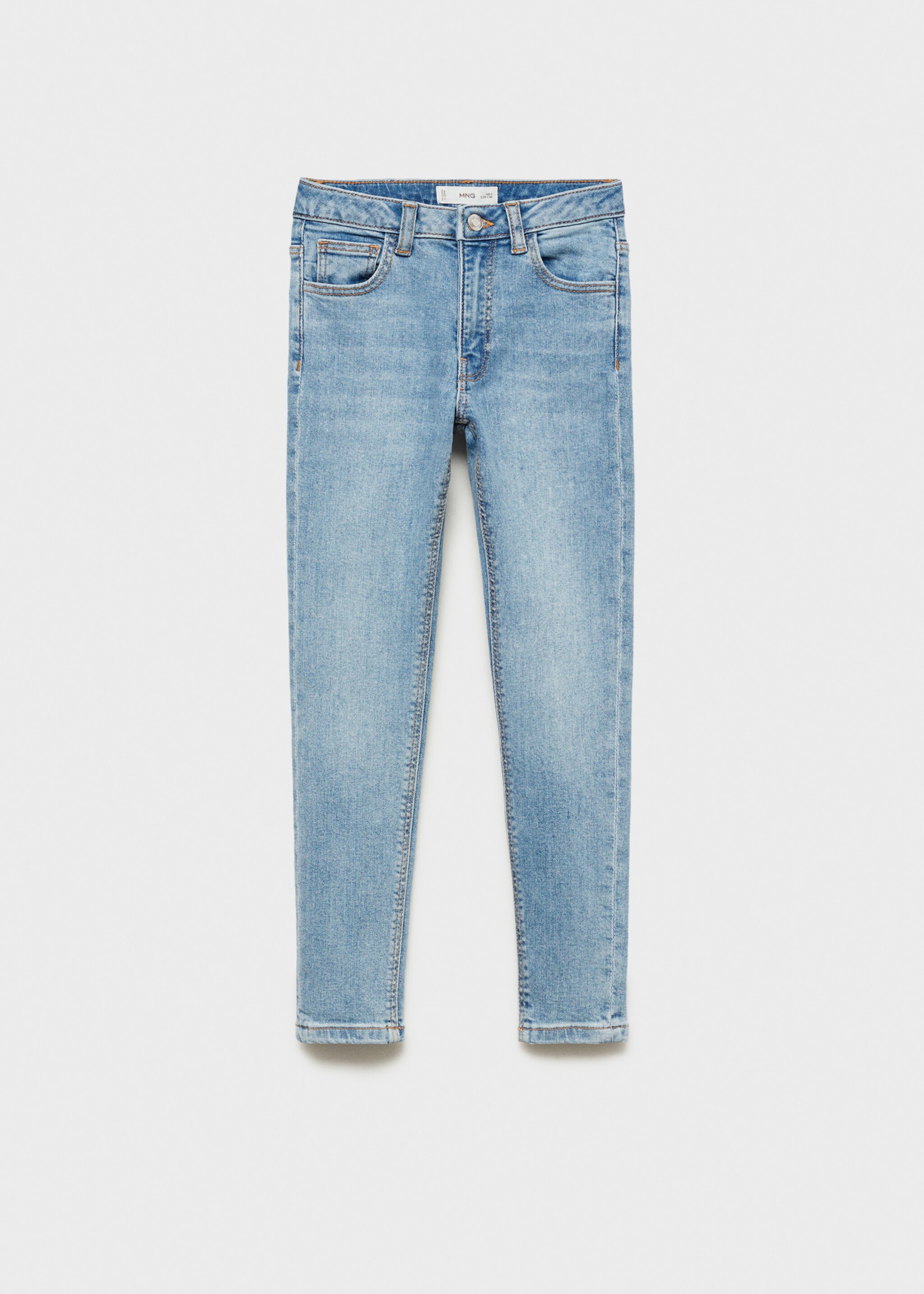 Jean skinny - Article sans modèle, Bleu moyen. Ref: 87082539-00.