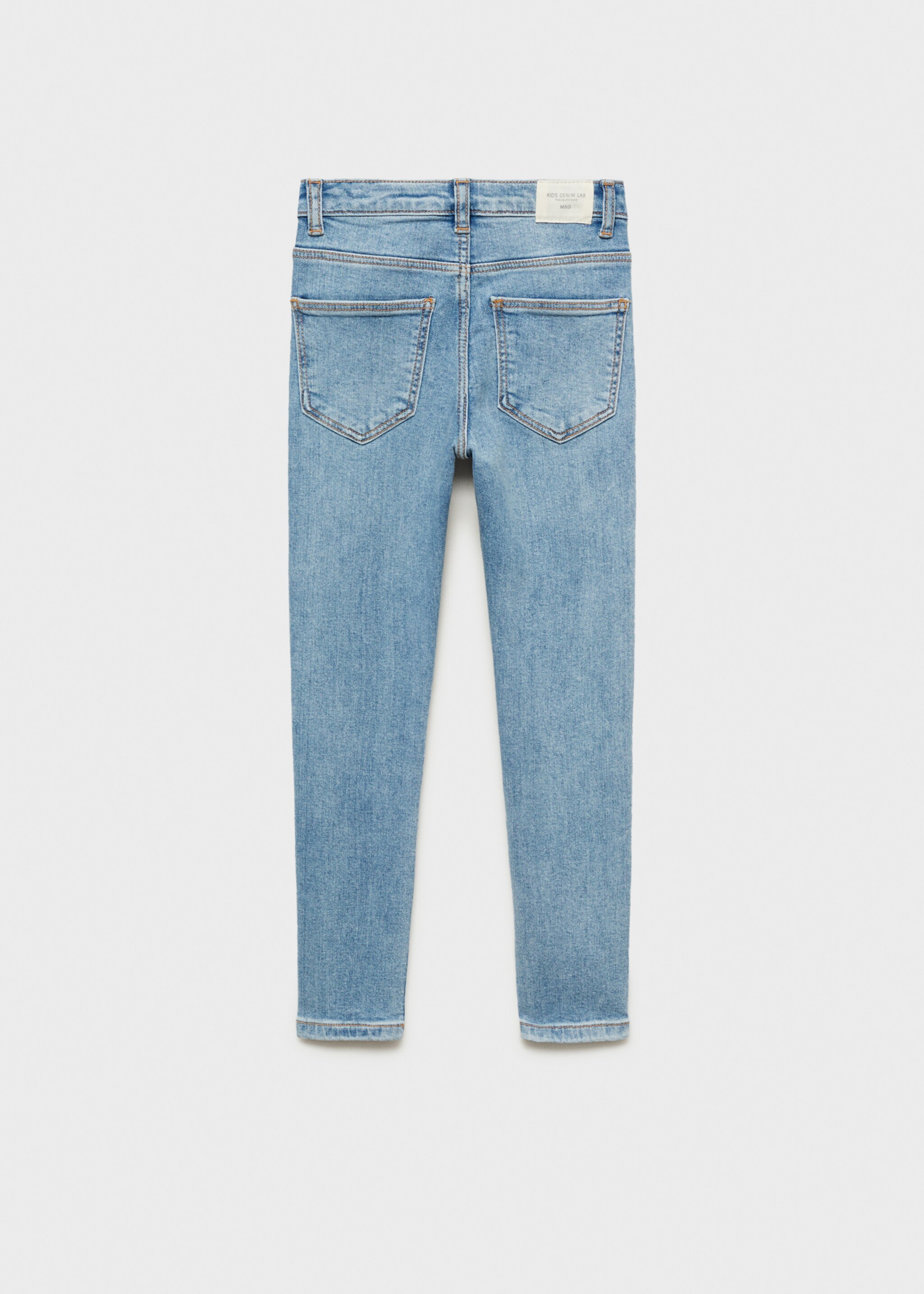 Jean skinny - Verso de l’article, Bleu moyen. Ref: 87082539-00.