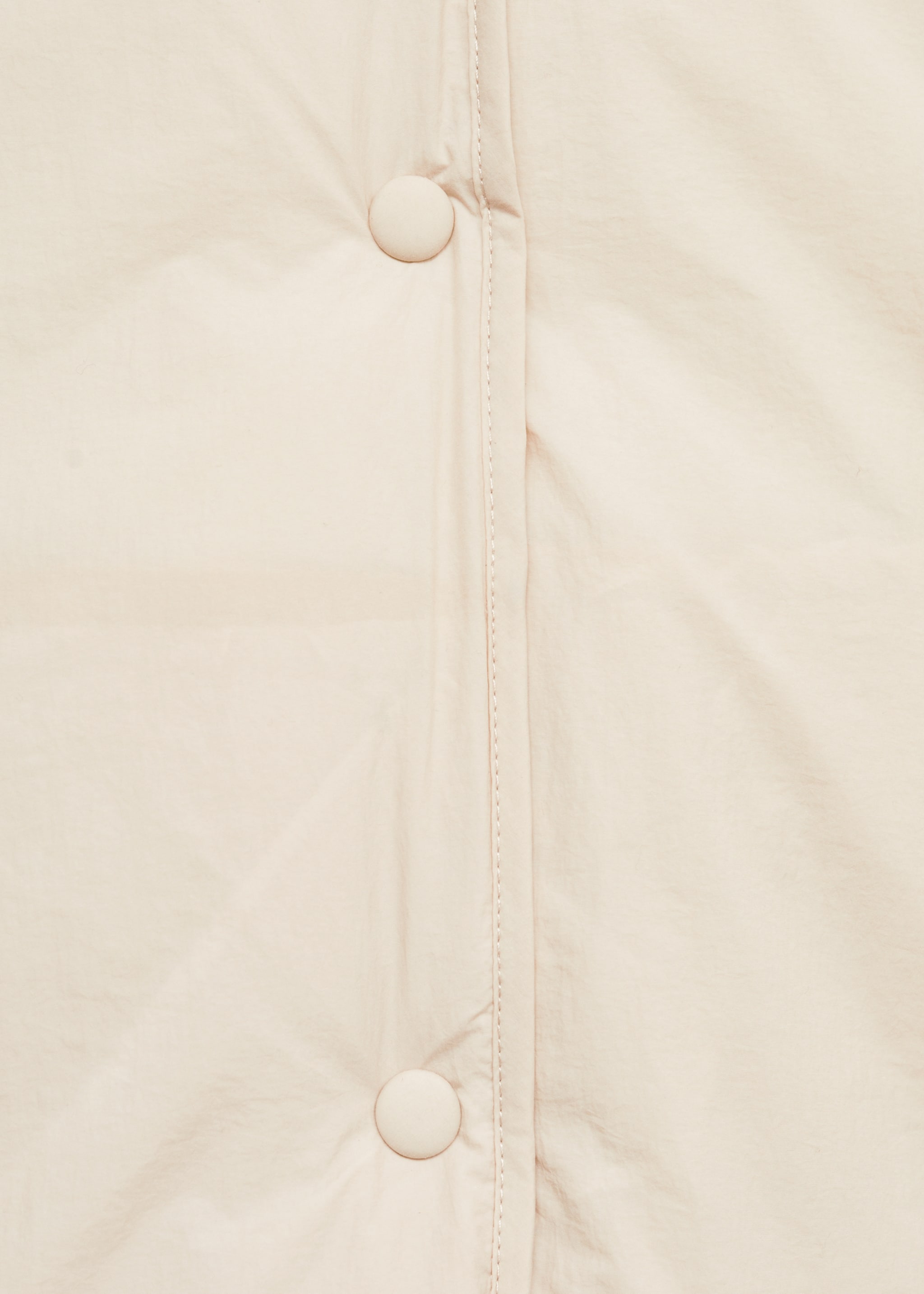 Anorak crop acolchado - Detalle del artículo 0, Crudo. Ref: 87082540-00.