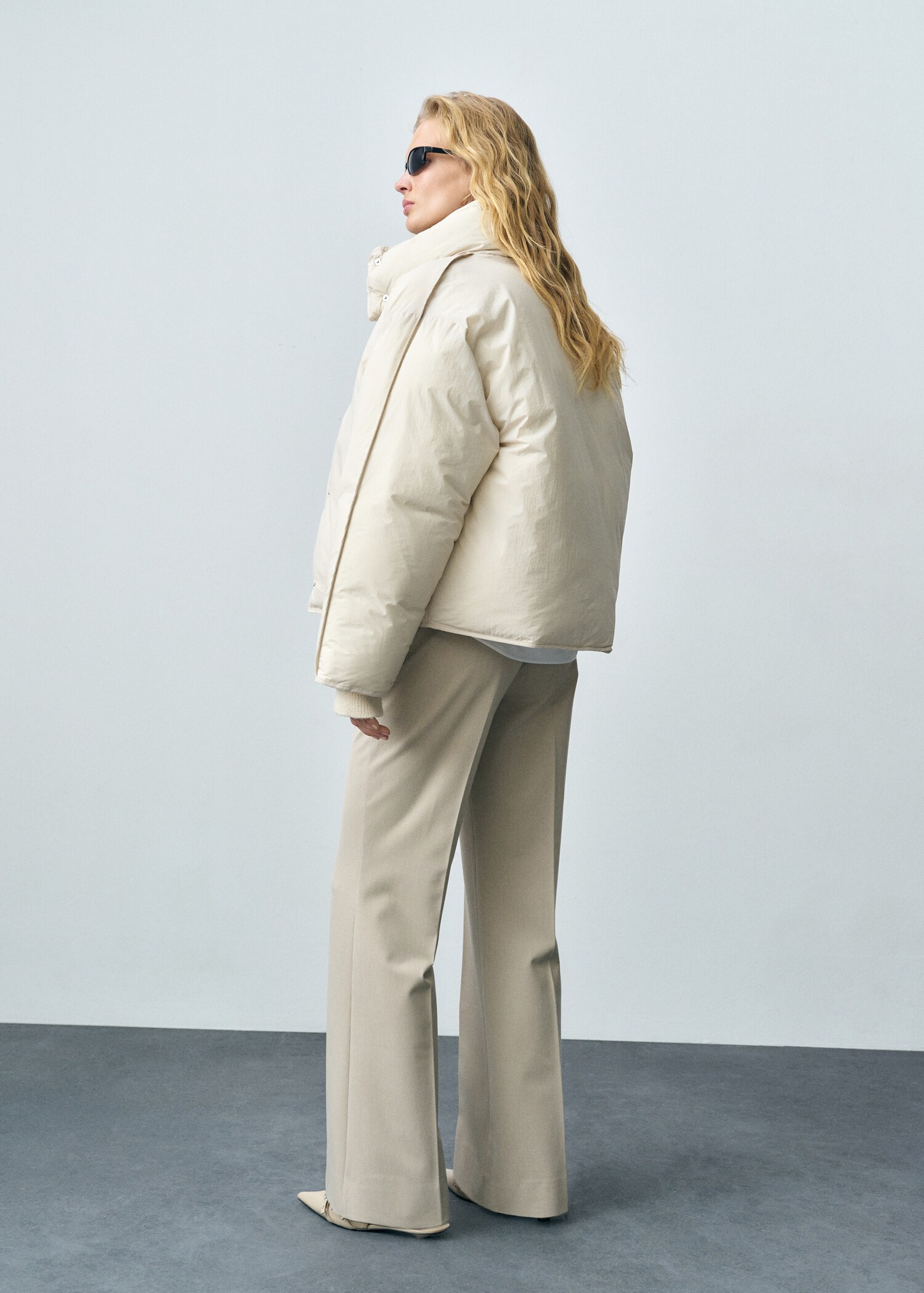 Anorak crop acolchado - Reverso del artículo