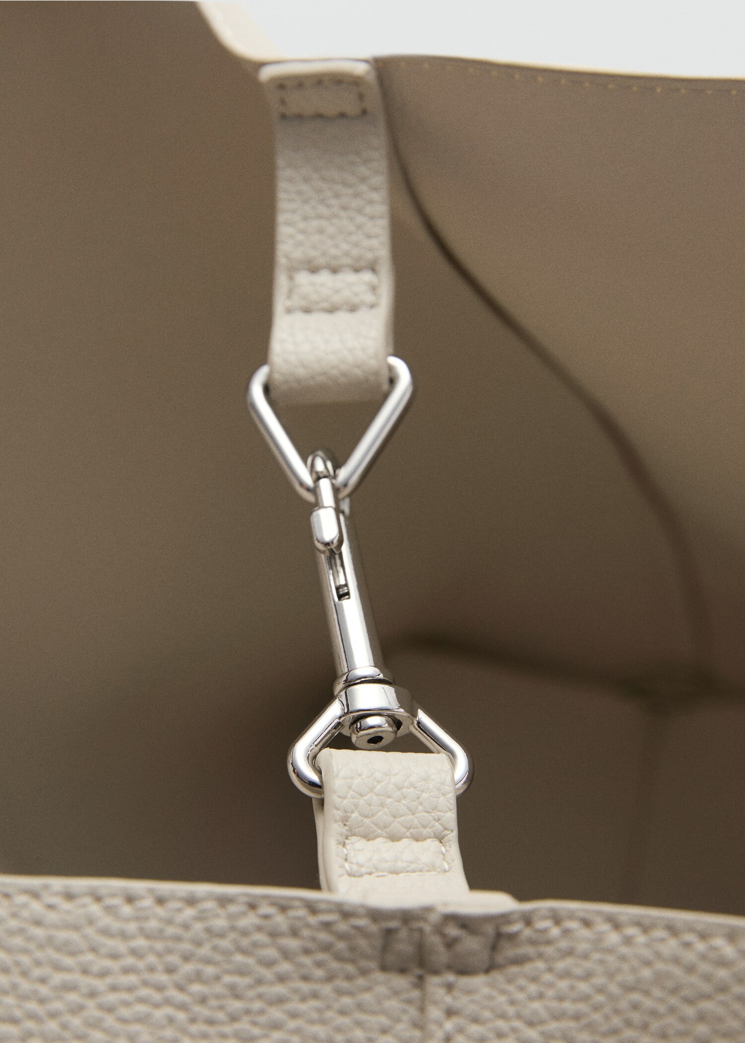 Pebbled effect shopper bag - Details of the article 3