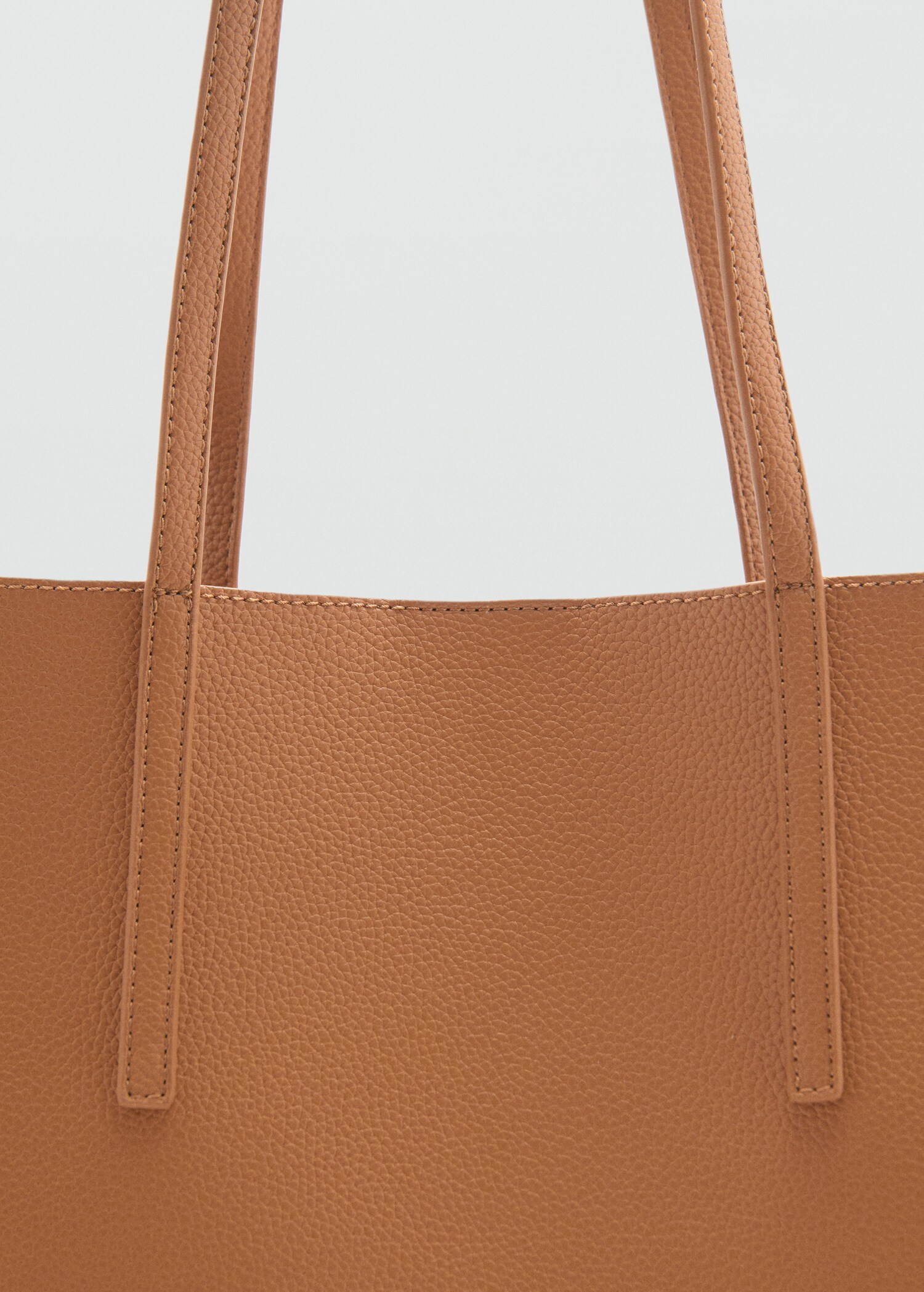 Pebbled effect shopper bag - Details of the article 1