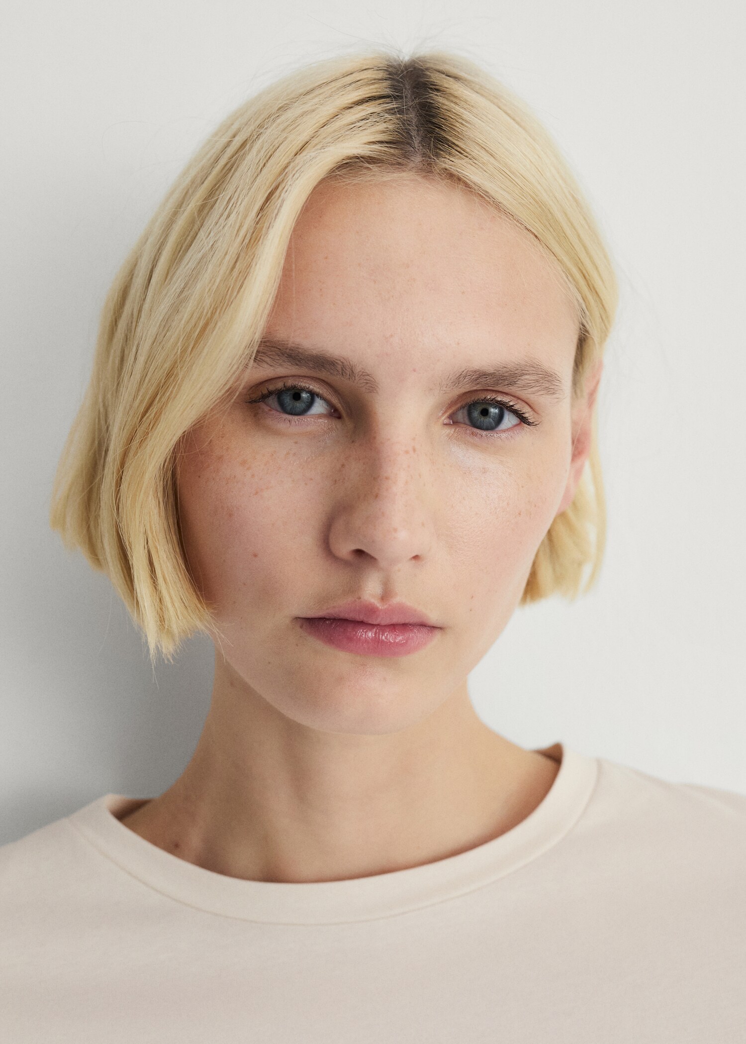 Two-piece plain cotton pajama set - Details of the article 4