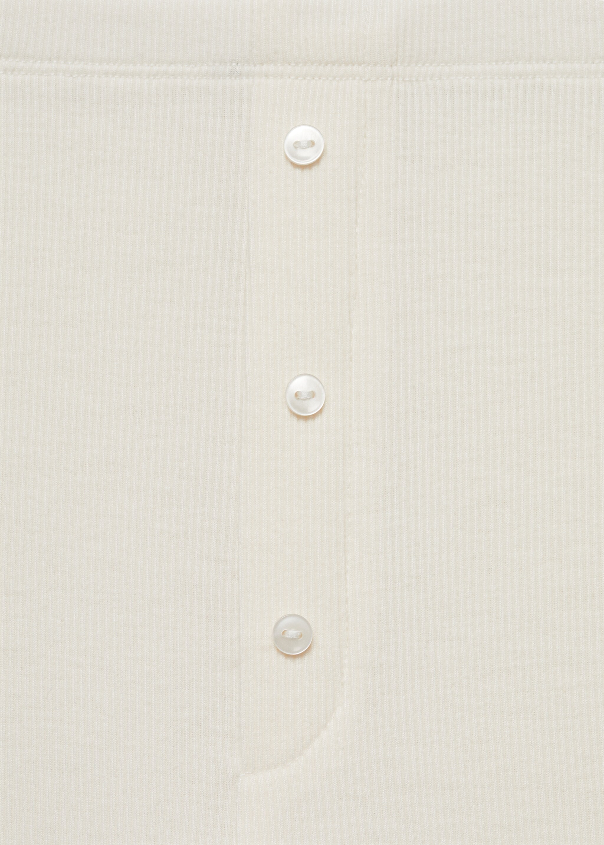 Ripp-Design lange Hose - Detail des Artikels 8, Vanille. Ref: 87082893-00.