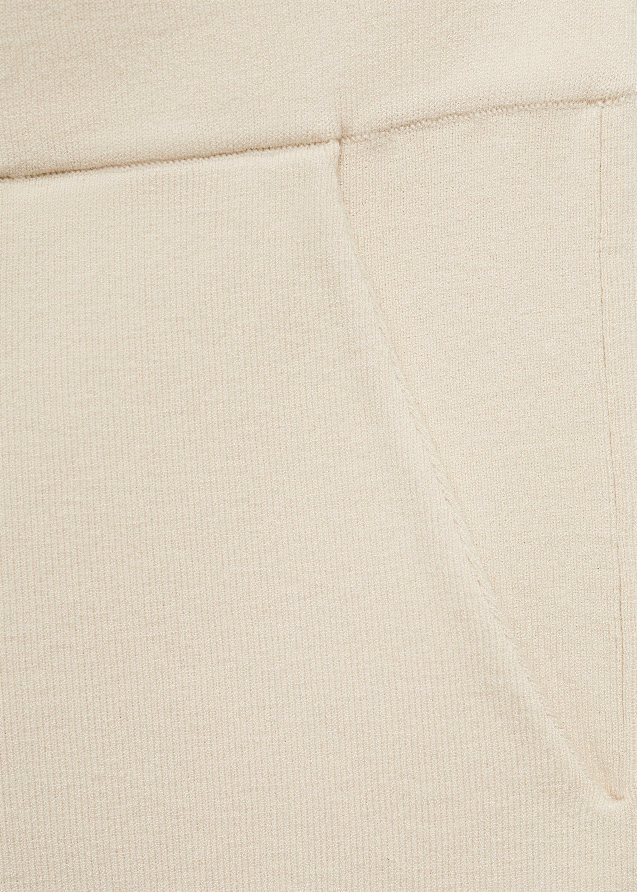 Ribbed knitted shorts - Details of the article 0, Light/Pastel Grey. Ref: 87082896-00.