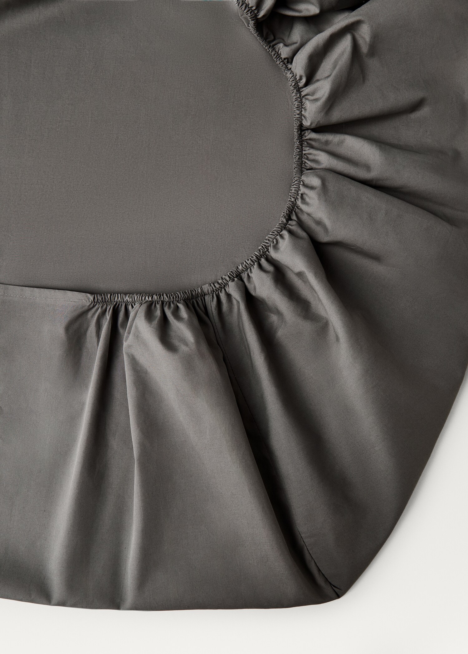 300-thread count percale cotton fitted sheet for 135/140 cm bed - Details of the article 1