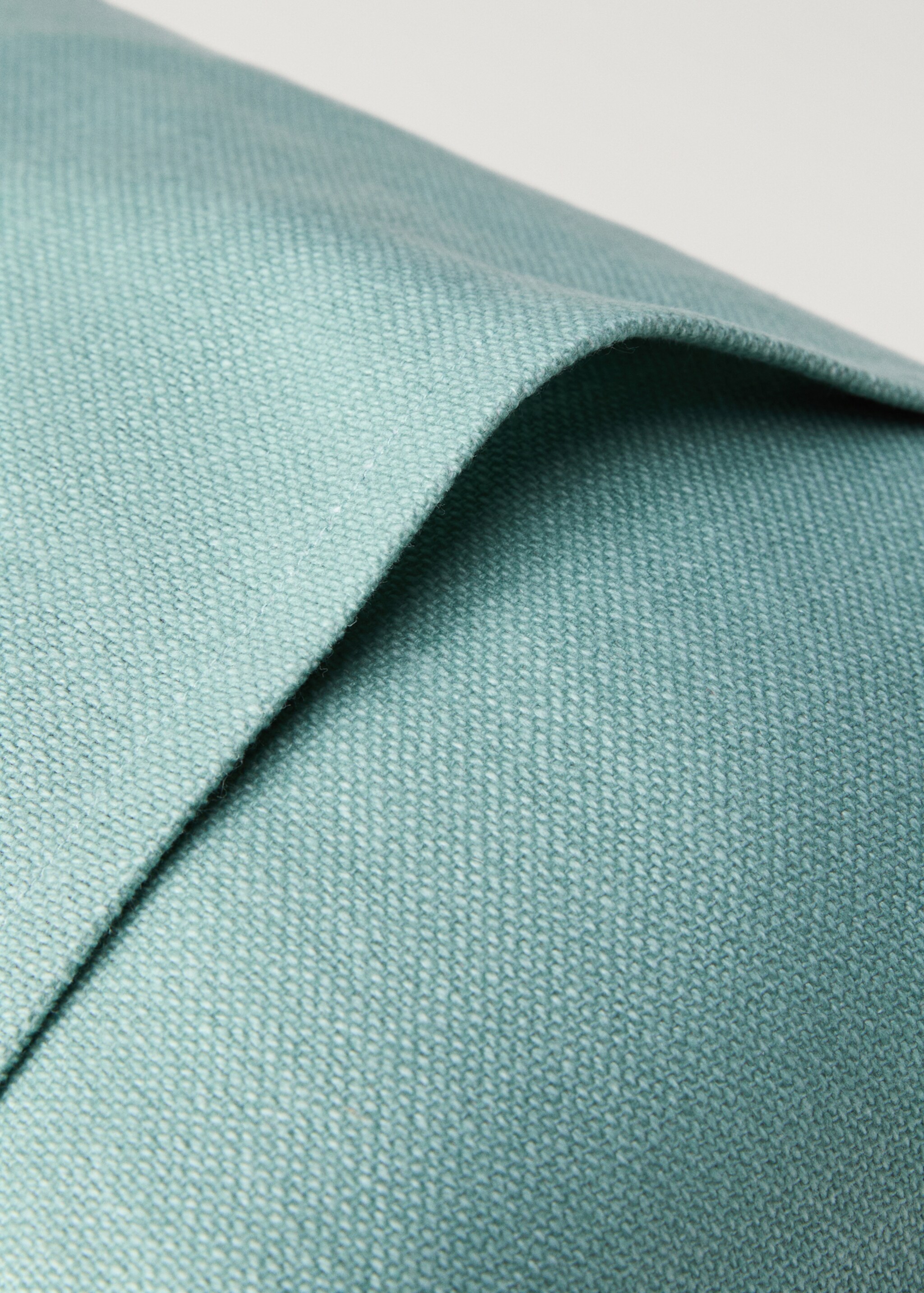 Piping cushion cover 30x50cm - Details of the article 1, Mint Green. Ref: 87082908-00.