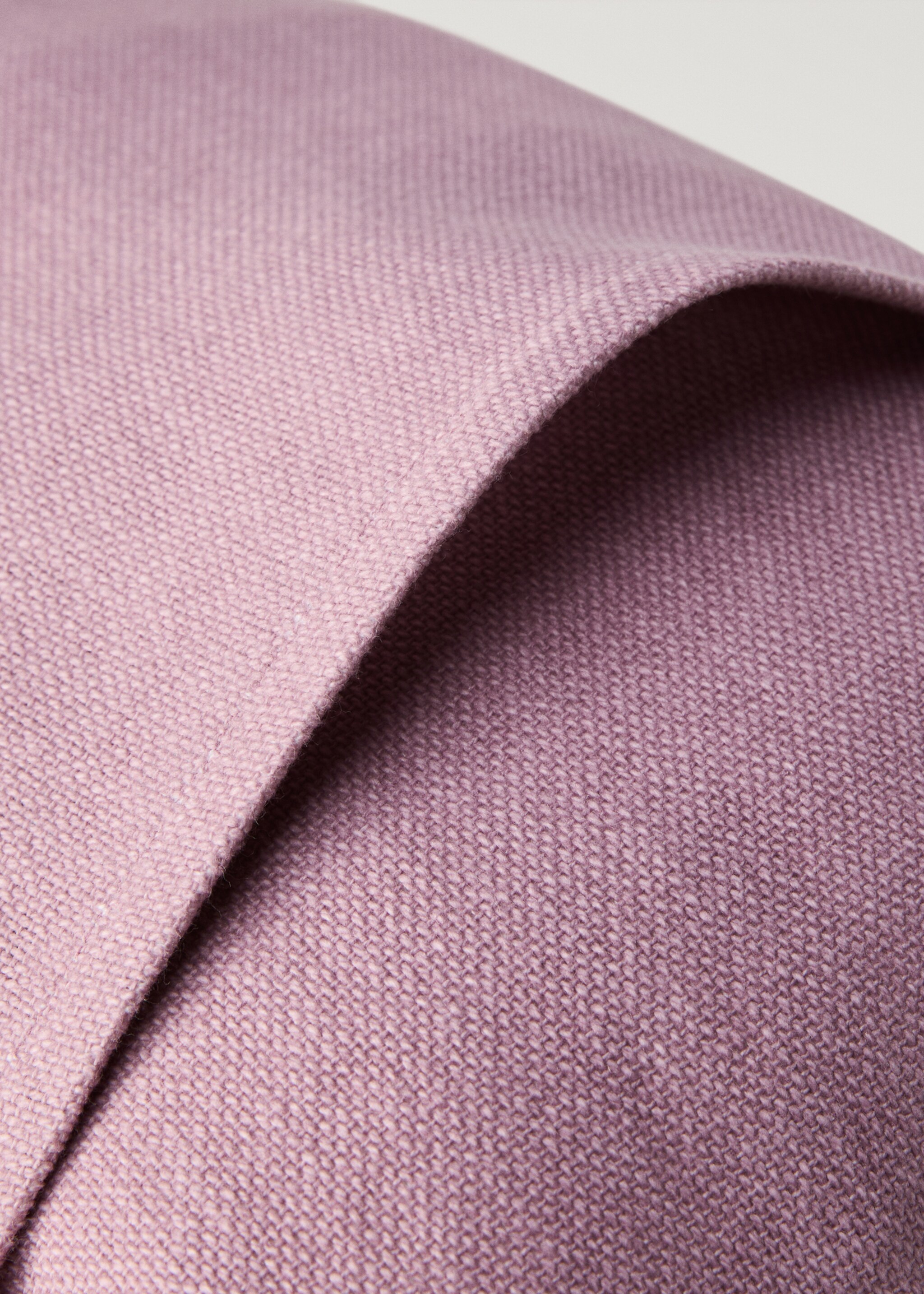 Piping cushion cover 30x50cm - Details of the article 1, Lilac. Ref: 87082908-00.