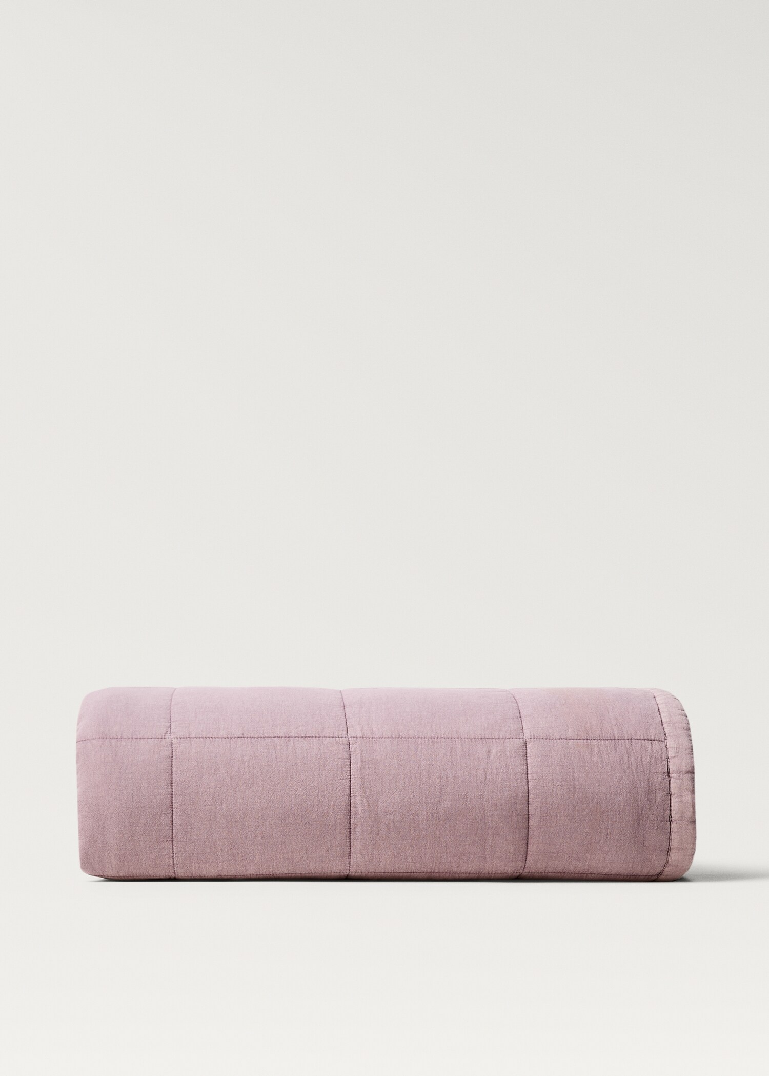 Cotton check garment-dyed quilt for 90/105 cm bed - Article without model