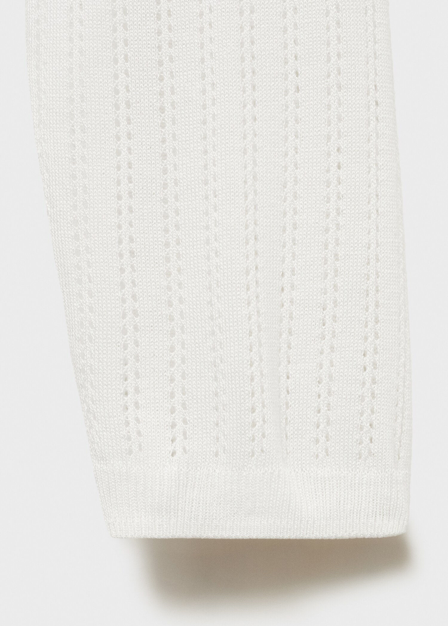 Pyjama-Cardigan mit Lochmusterdetail - Detail des Artikels 0