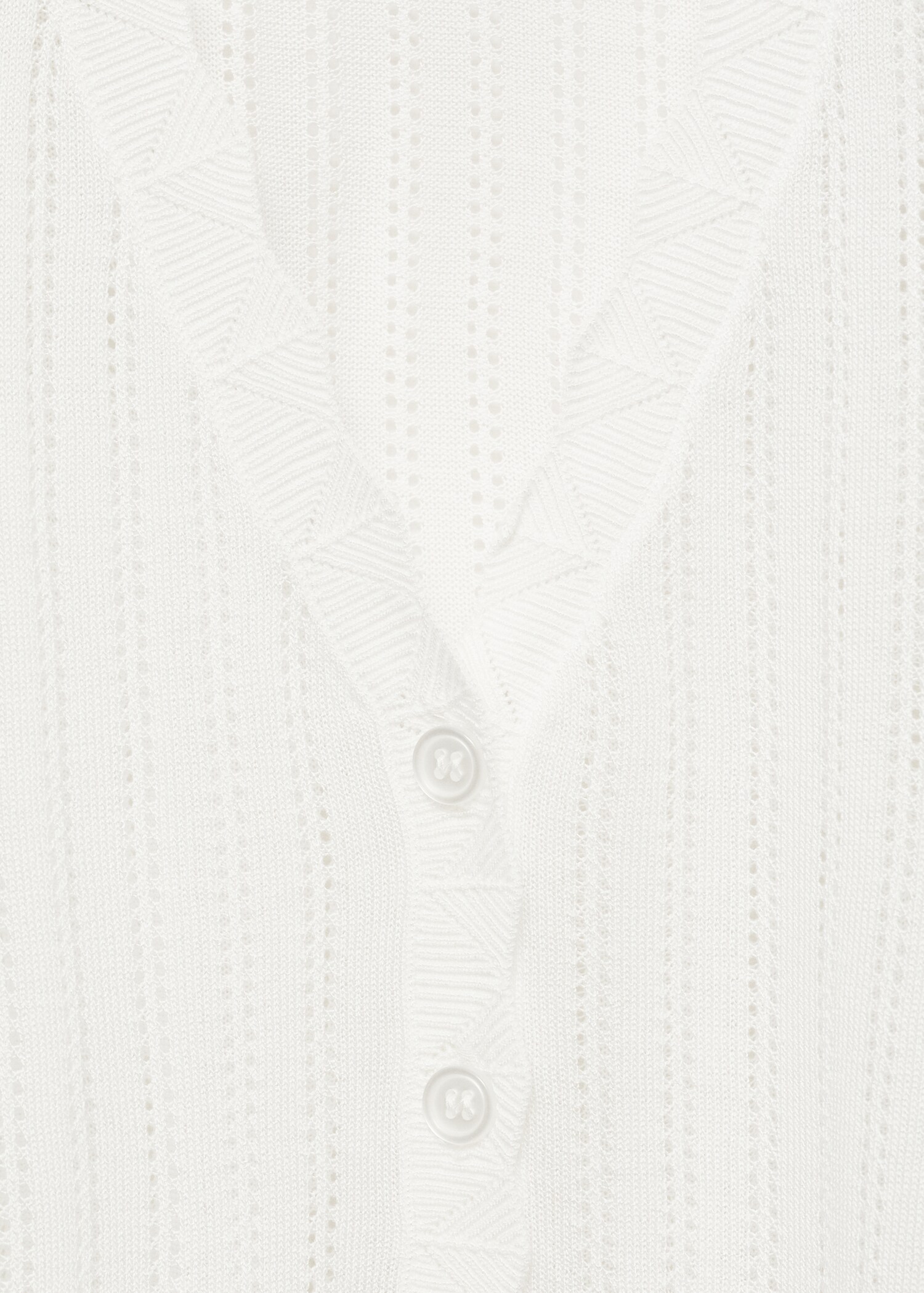 Pyjama-Cardigan mit Lochmusterdetail - Detail des Artikels 8