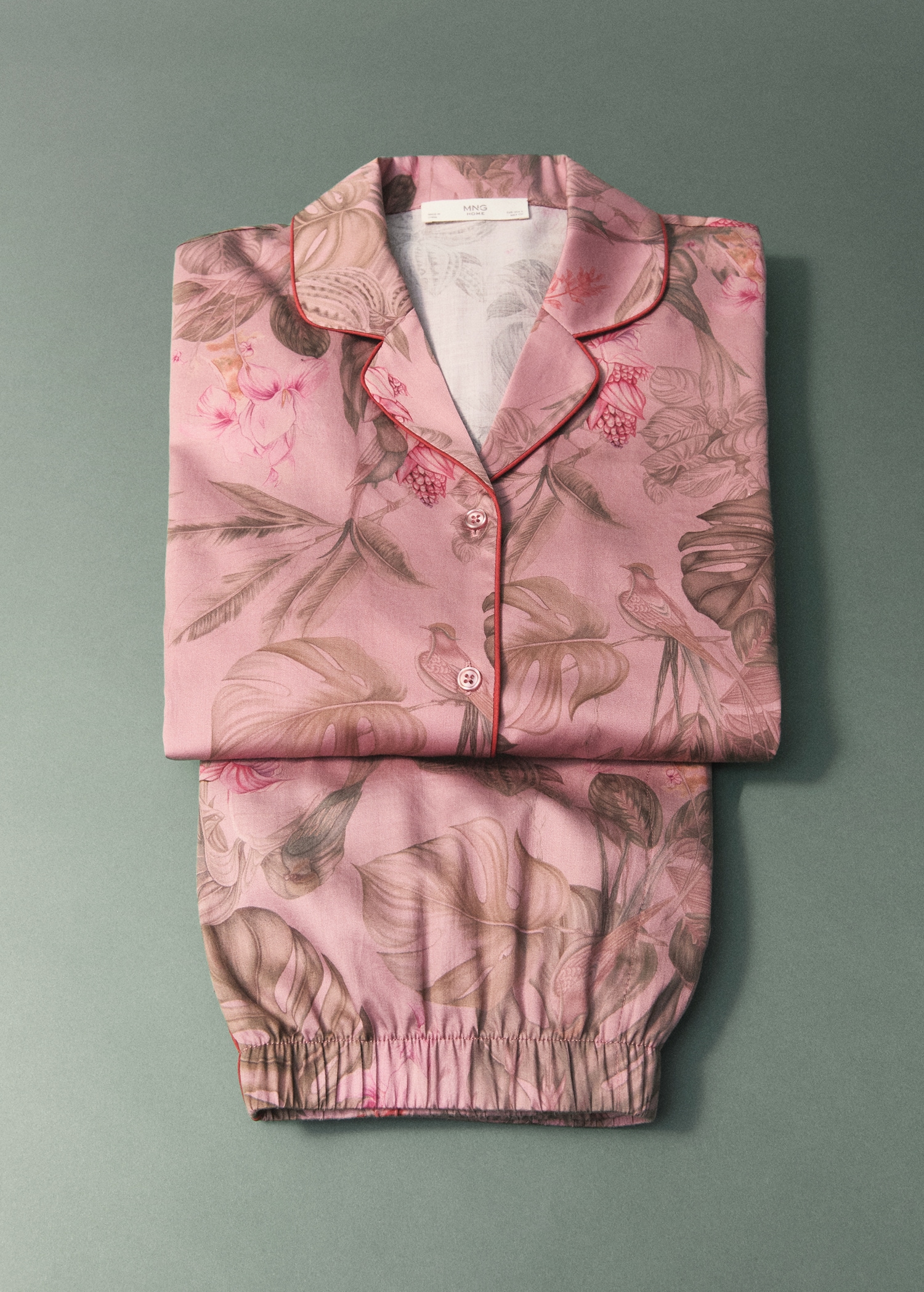 Chemise de pyjama imprimé tropical - Détail de l'article 8