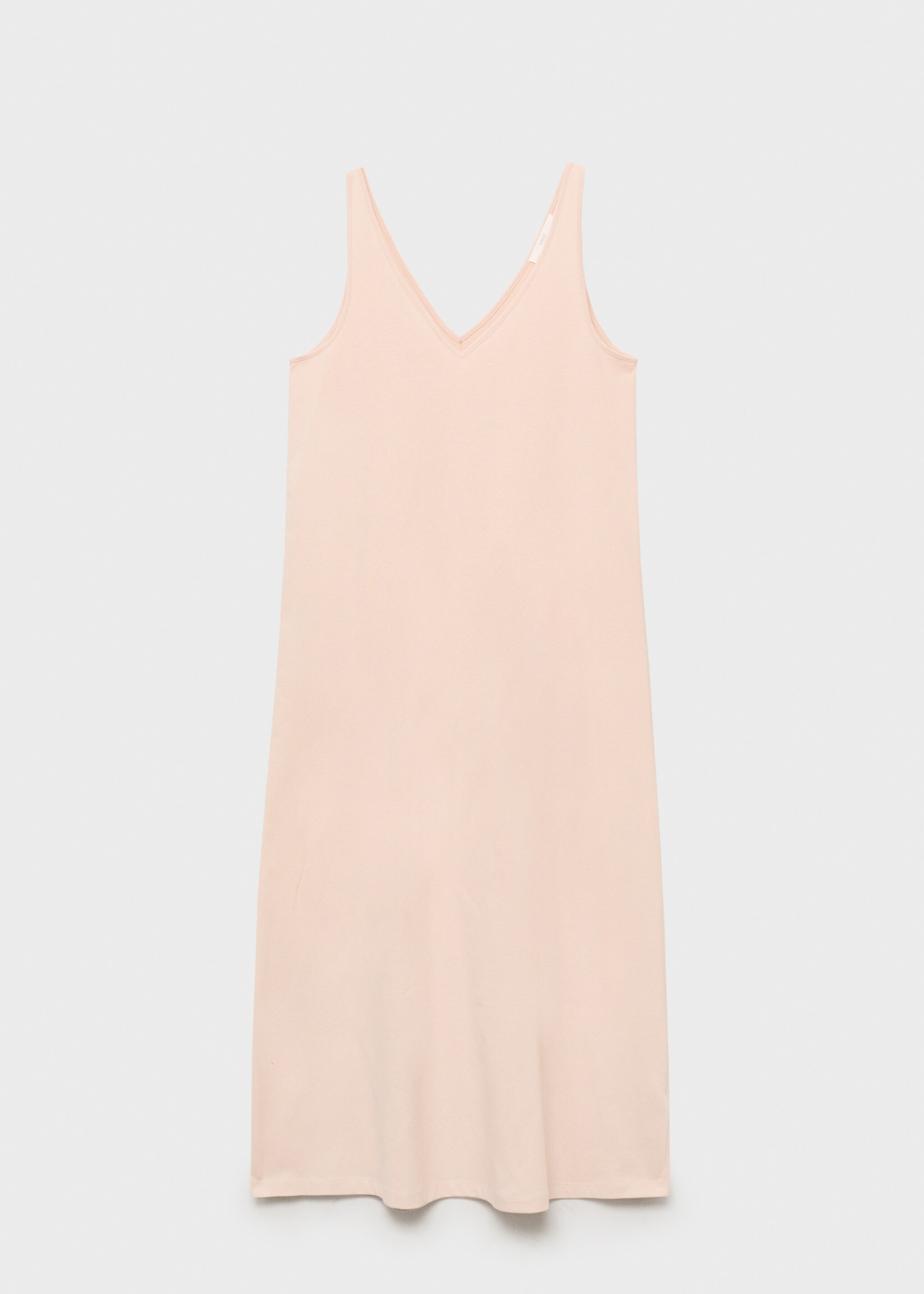 Cotton dress with soft finish - Article without model, Salmon. Ref: 87082971-00.