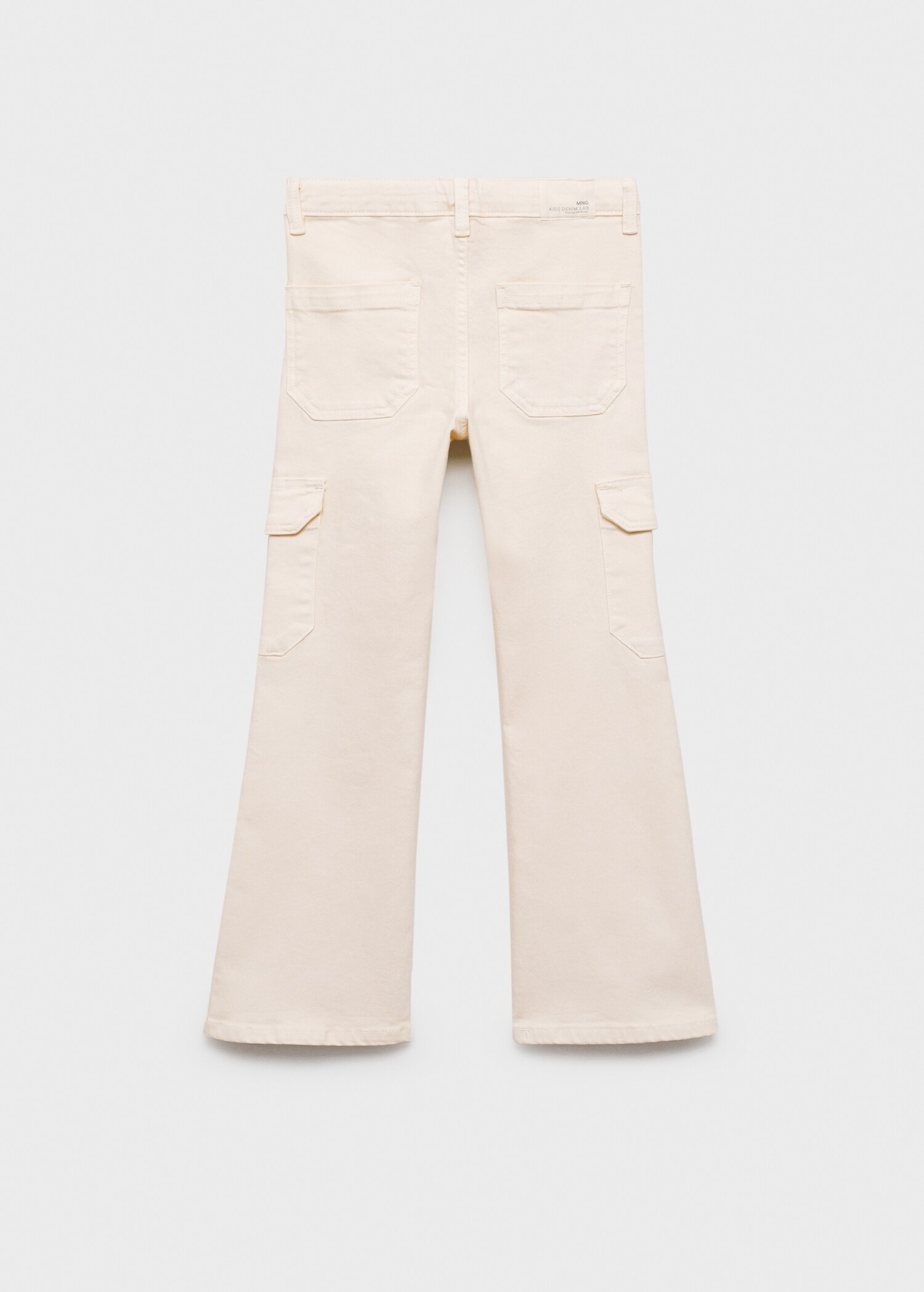 Flared cargo jeans - Reverse of the article