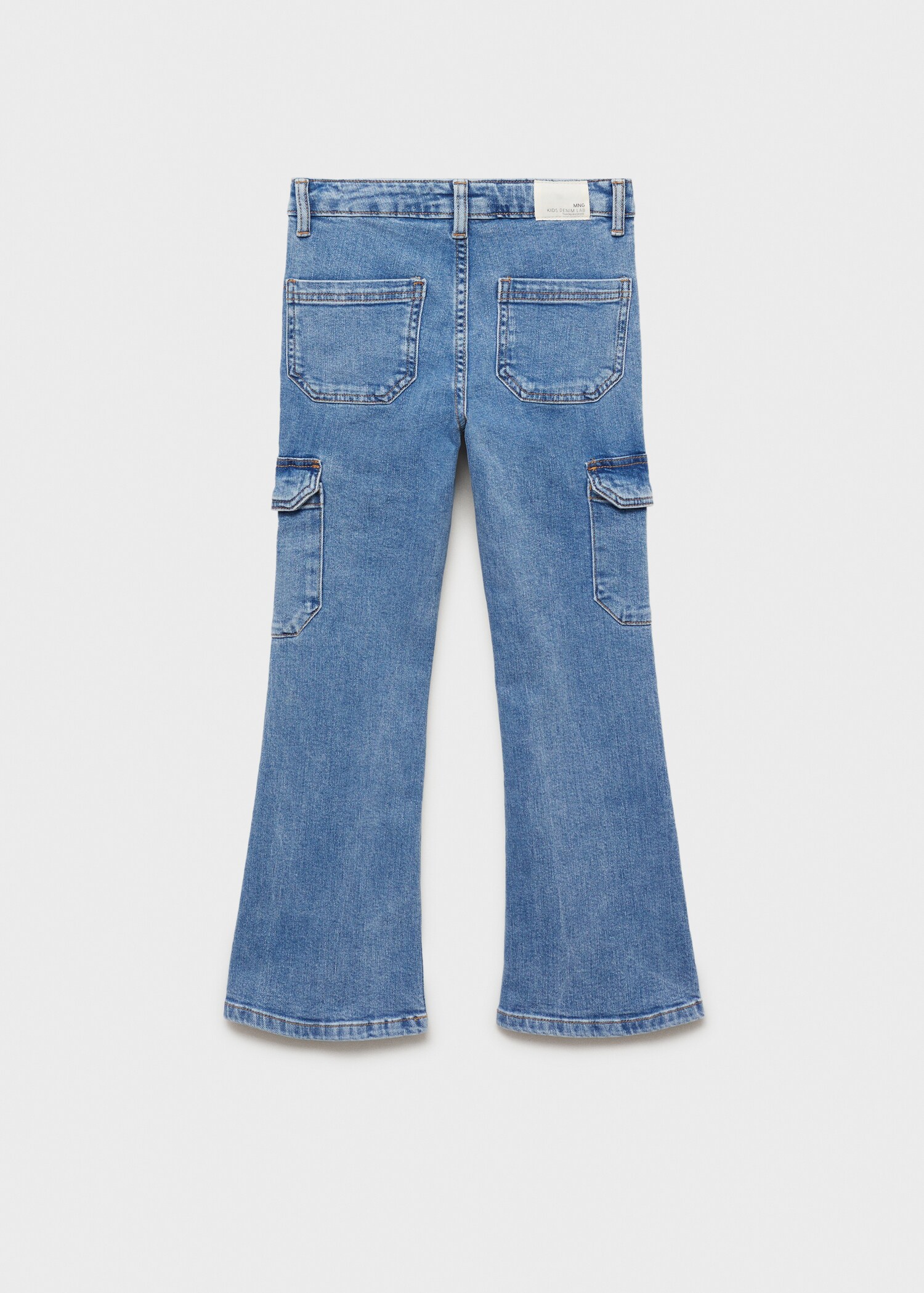 Flared cargo jeans - Reverse of the article