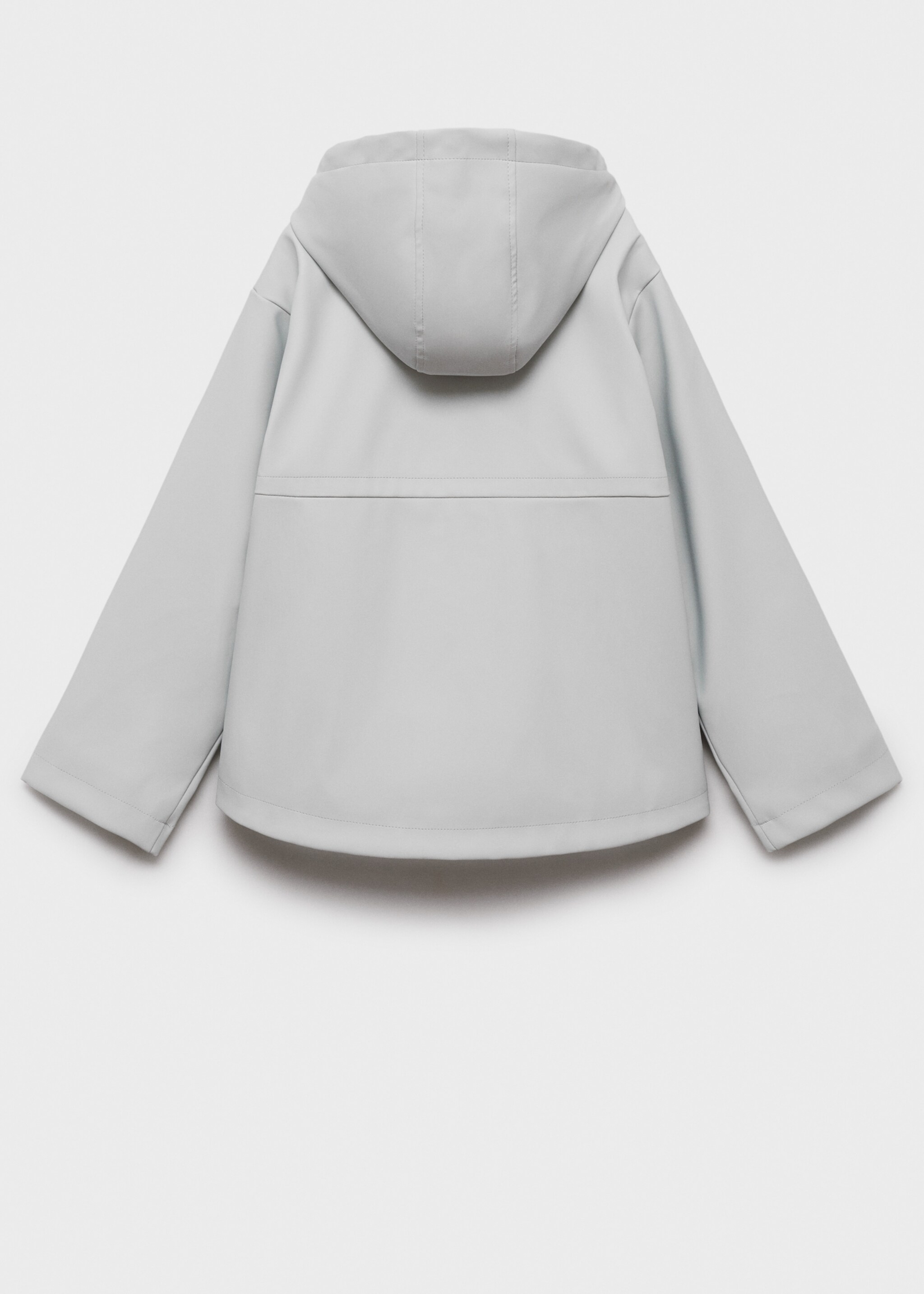 Quilted hooded parka - Reverse of the article, Sky Blue. Ref: 87083270-00.