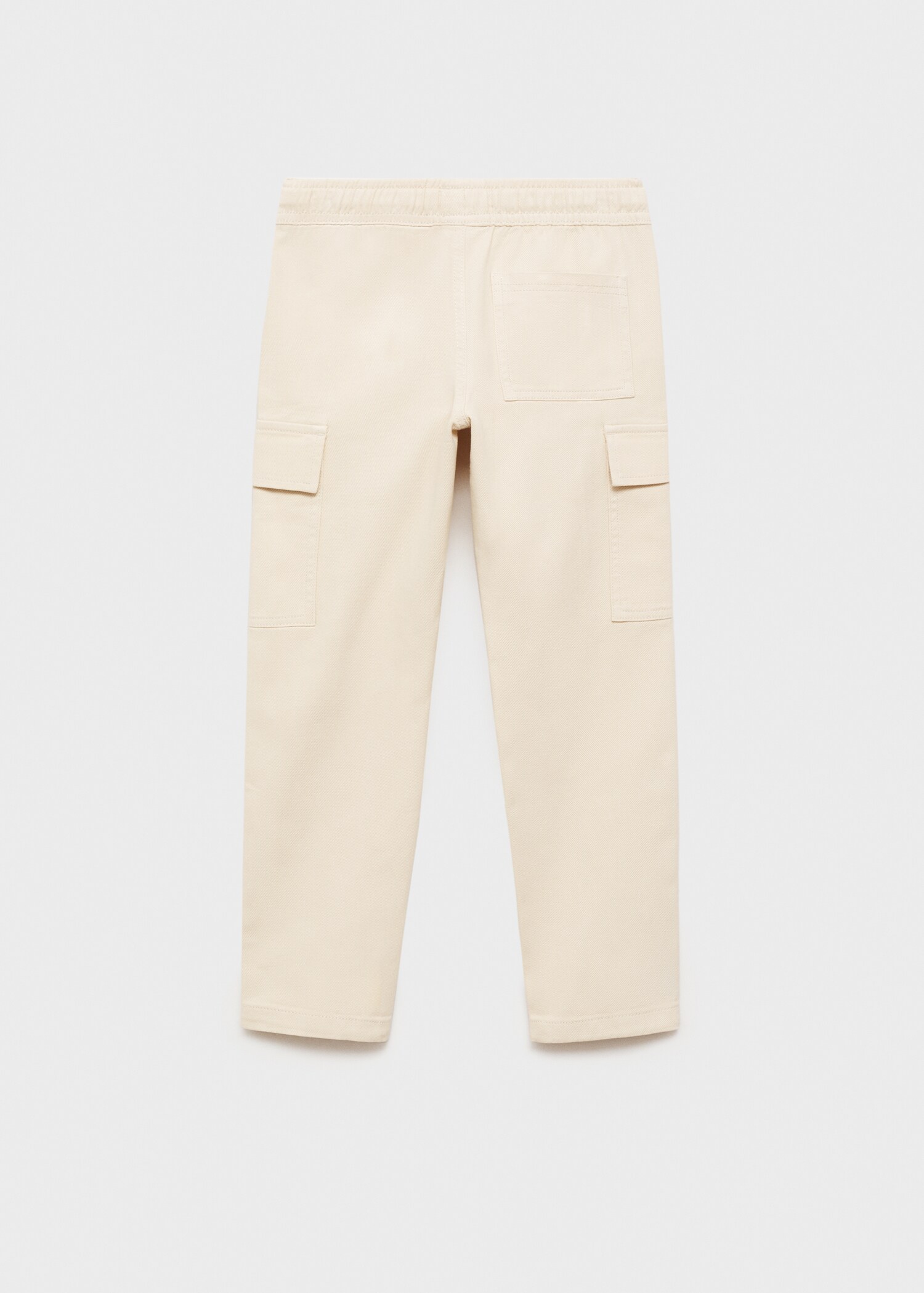 Straight cargo trousers - Reverse of the article