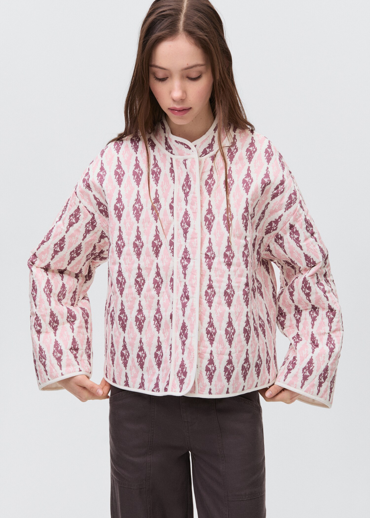 Quilted cotton jacket - Medium plane