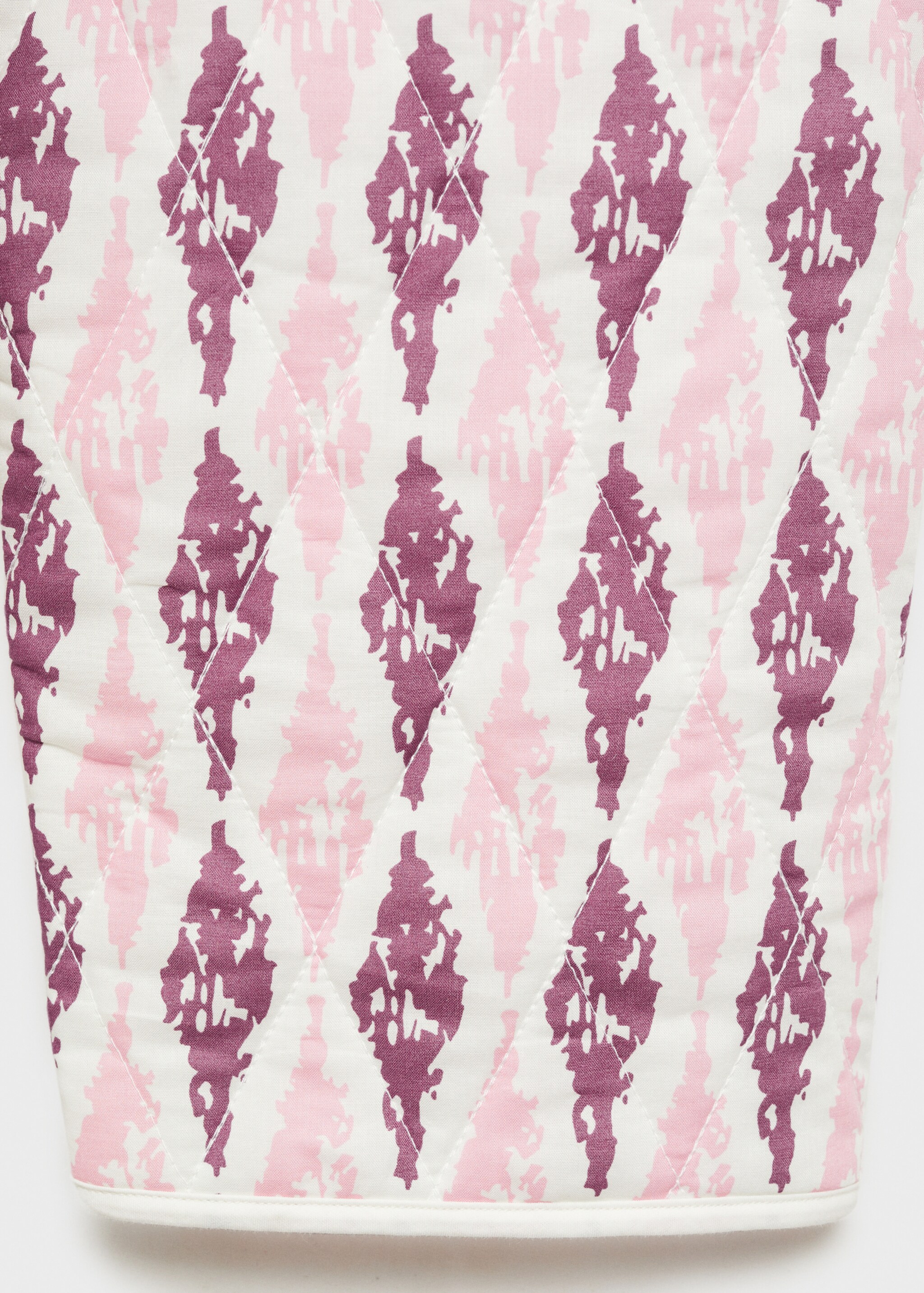 Quilted cotton jacket - Details of the article 0, Pastel Pink. Ref: 87083278-00.