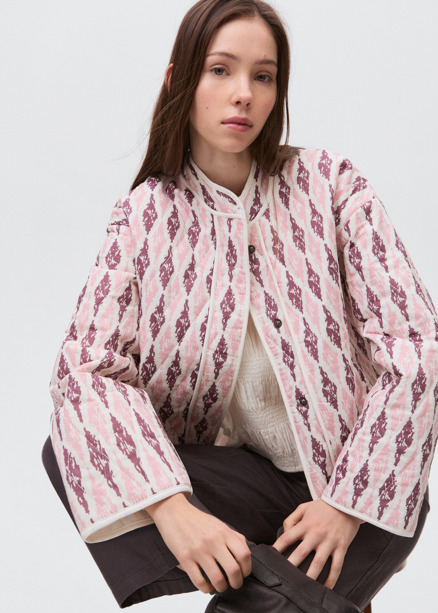 Quilted cotton jacket - Details of the article 2