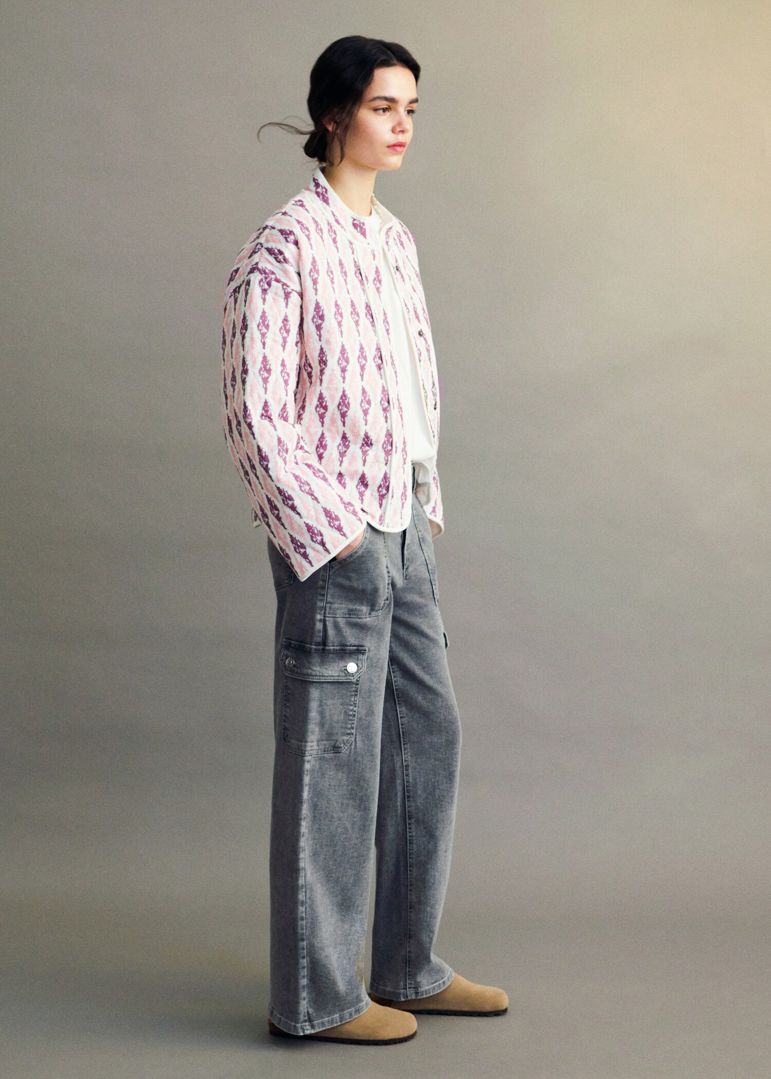 Quilted cotton jacket - Details of the article 5