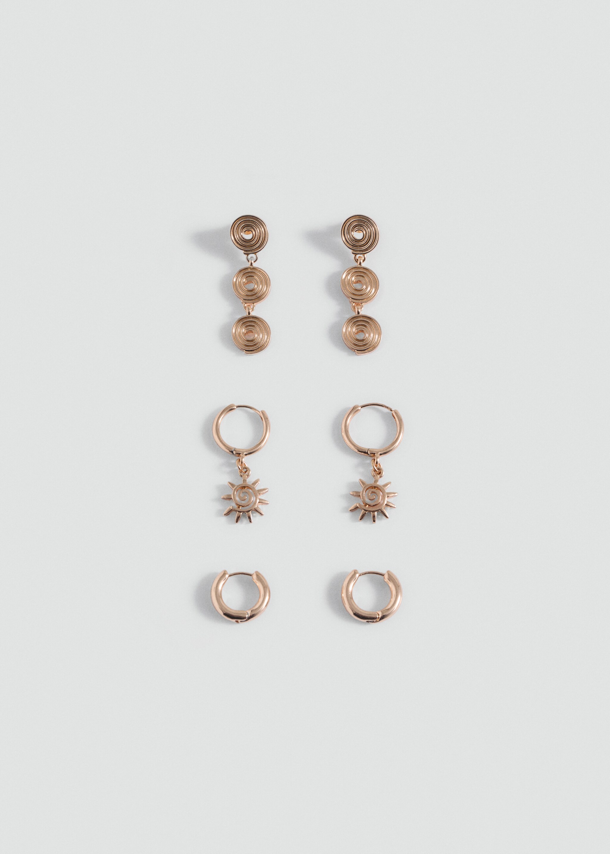 Set de pendientes - Artículo sin modelo, Oro. Ref: 87083281-00.